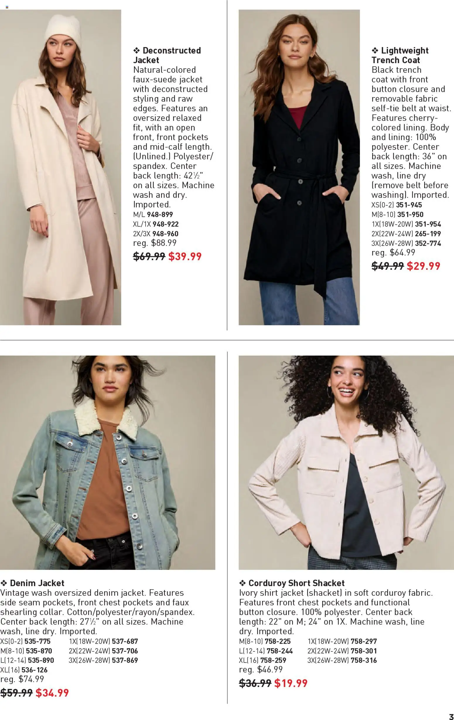 Avon Good Buys Flyer - valid from 31.12.2025 | Page: 3 | Products: Shirt, Jacket, Coat, Belt