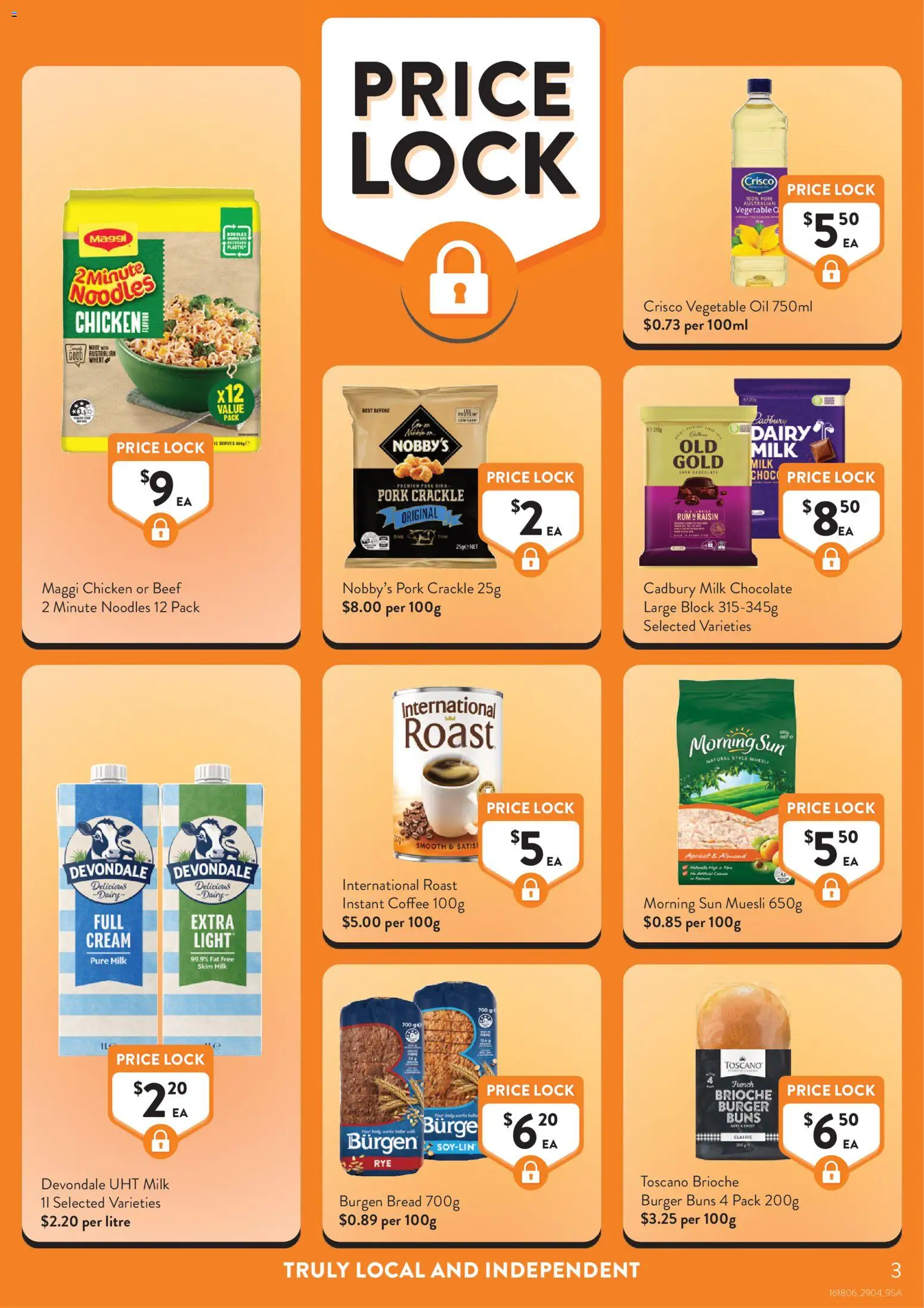 Foodworks catalogue - valid from 29.04.2026 | Page: 3 | Products: Light, Dairy, Chicken, Rum