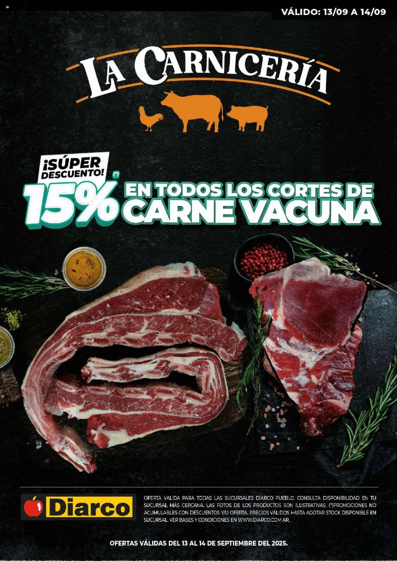 Diarco - Especial Carniceria │ válido desde el 13.09.2025 | Página: 1