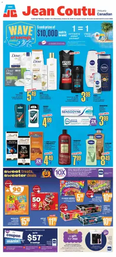 Preview of Jean Coutu weekly flyer from shop Jean Coutu valid from 16.10.2025