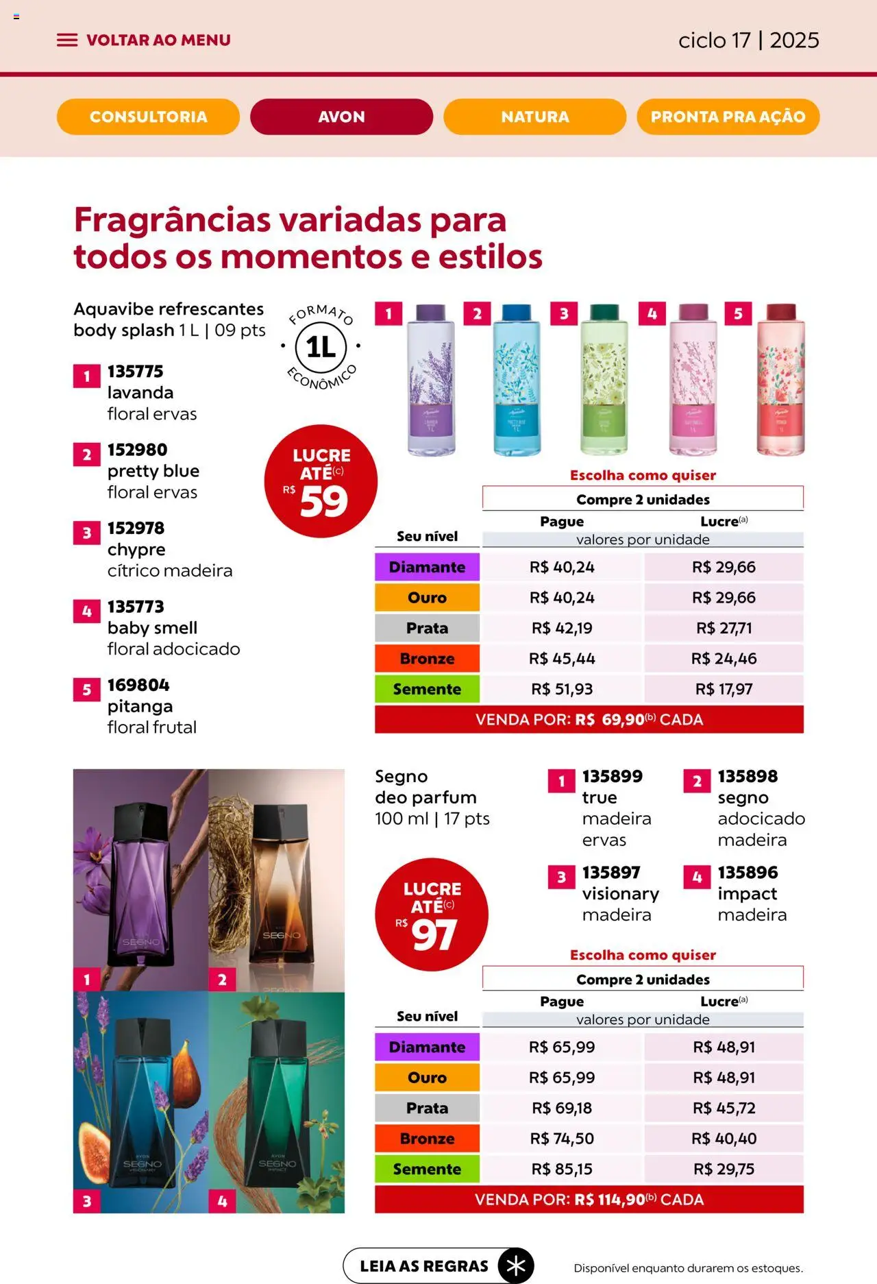 Avon Folheto - válido de 07.10.2025 | Página: 24 | Produtos: Body