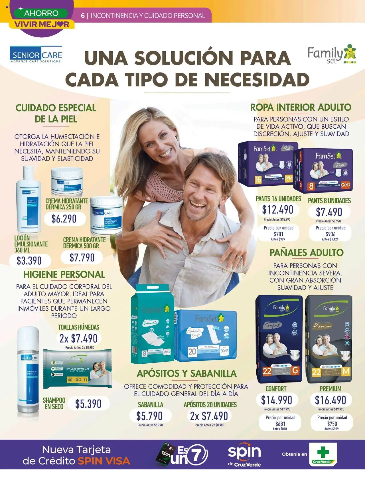 Cruz Verde Descuentos │ válido desde el 01.08.2025 | Página: 6 | Productos: Loción, Toallas, Shampoo, Crema