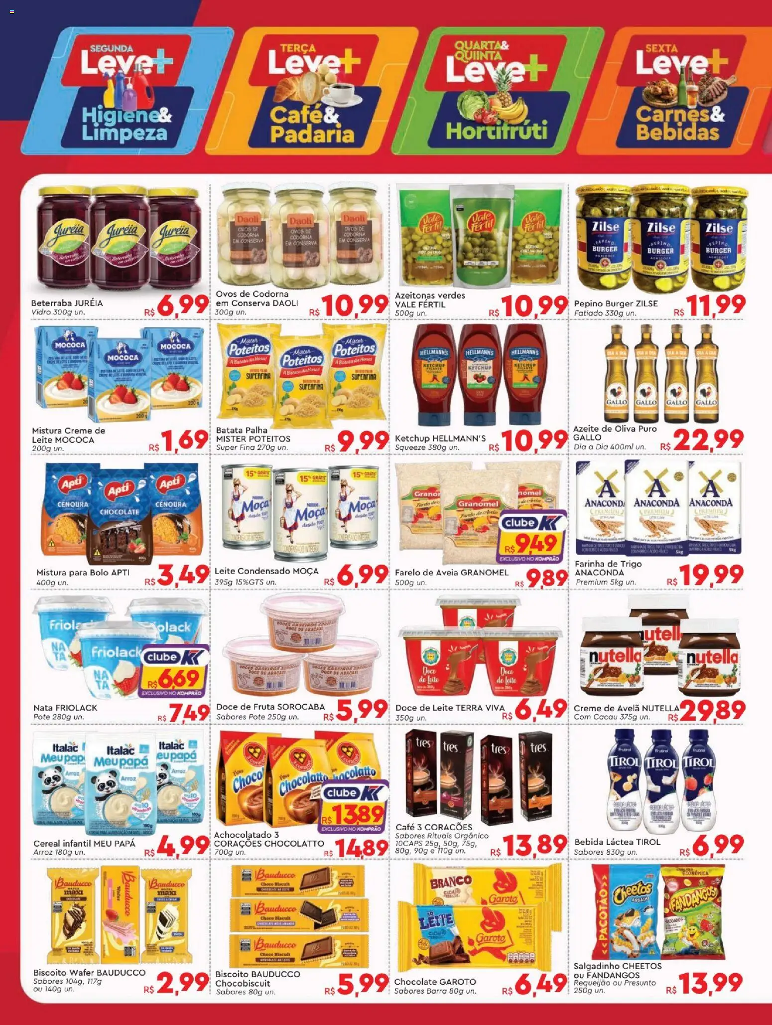 Komprao Atacadista Folheto - válido de 27.04.2026 | Página: 2 | Produtos: Leite, Chocolate, Cenoura, Bebida