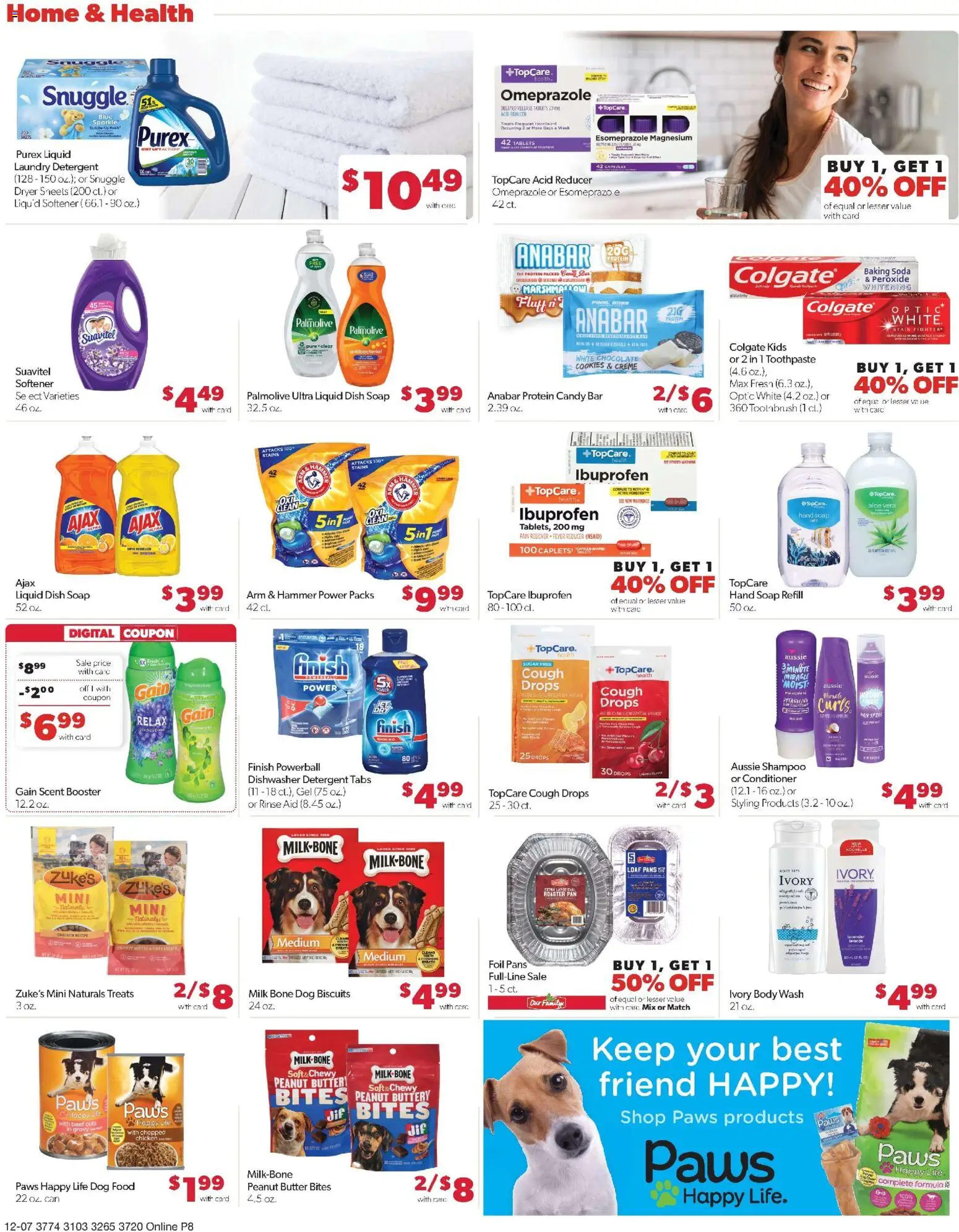 Family Fare Weekly Ad - IA - valid from 07.12.2025 | Page: 16 | Products: Toothpaste, Detergent, Sugar, Dishwasher