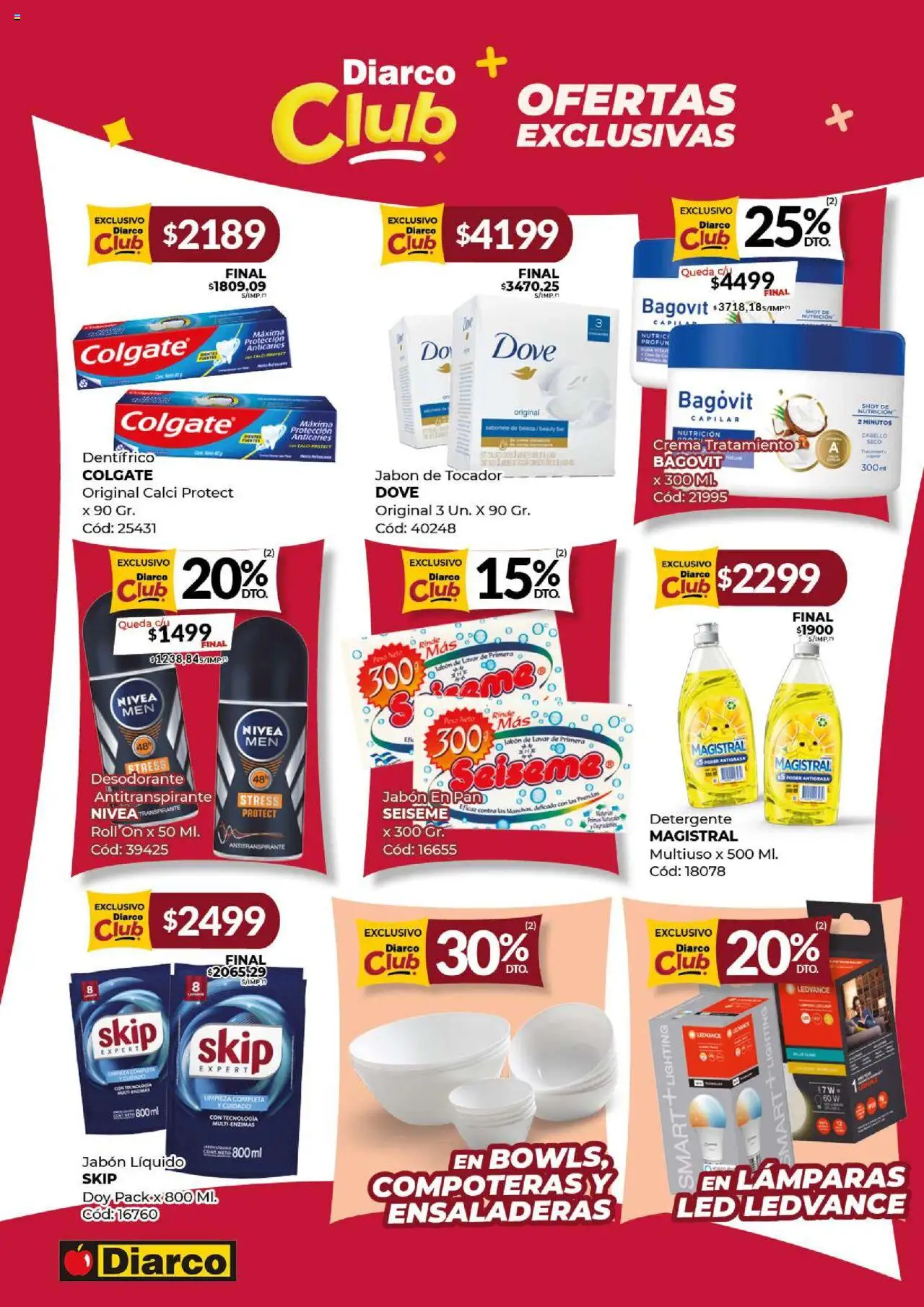 Diarco ofertas │ válido desde el 15.09.2025 | Página: 10 | Productos: Antigrasa, Antitranspirante, Pan, Crema
