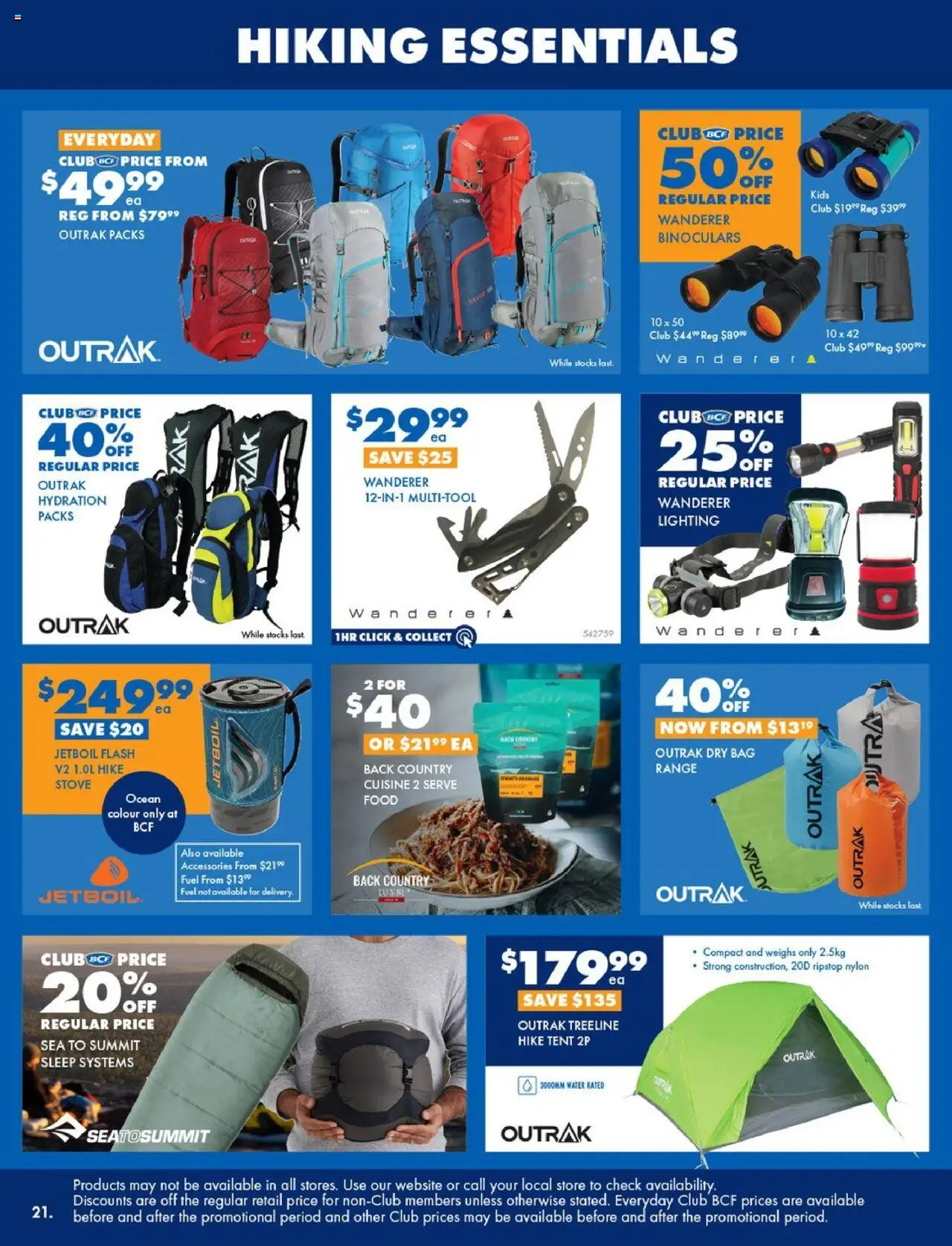BCF catalogue - valid from 16.09.2025 | Page: 20 | Products: Water, Accessories, Bag, Stove
