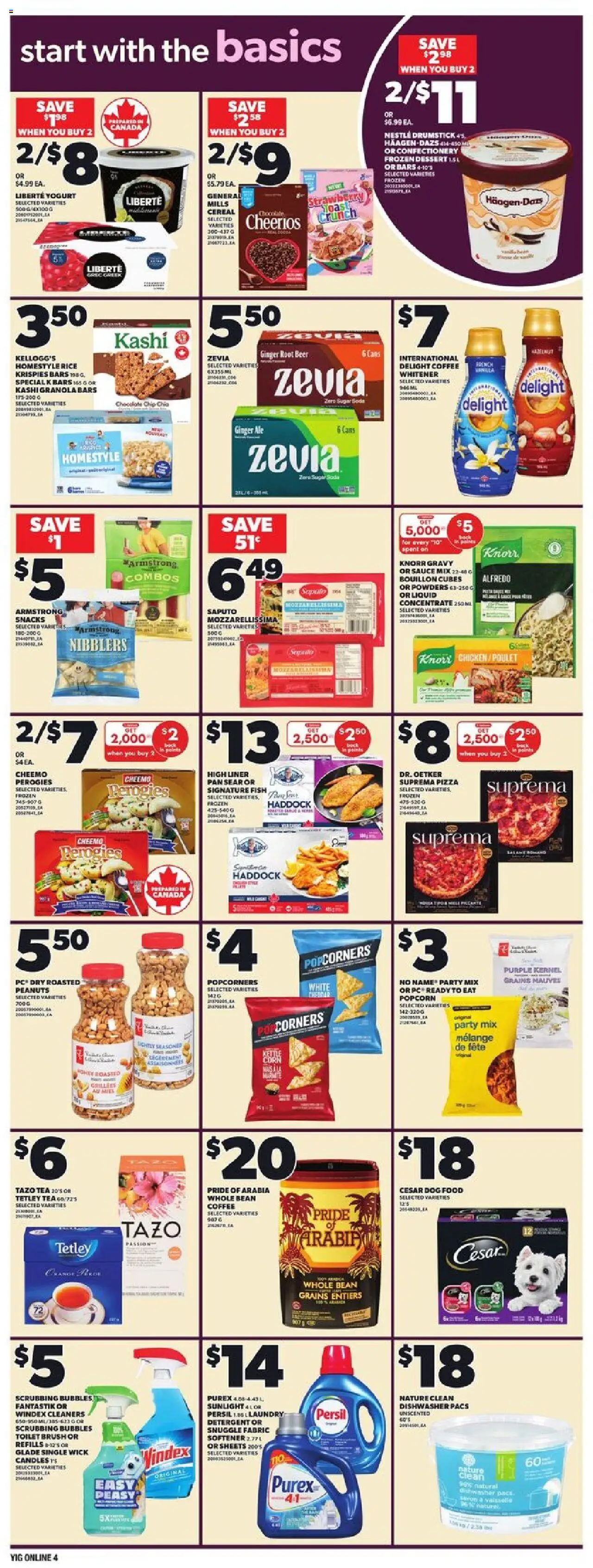 Independent Grocer flyer valid from 02.10.2025 | Page: 11 | Products: Brush, Yogurt, Coffee, Chicken