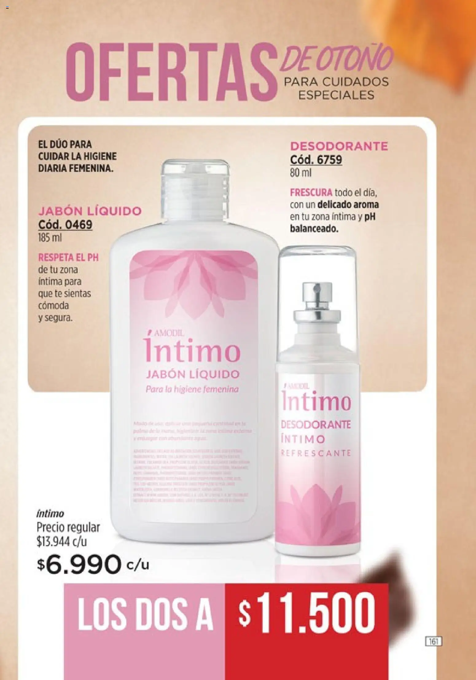 Catálogo Amodil Campaña 6 │ válido desde el 04.03.2026 | Página: 161 | Productos: Jabón líquido, Jabón, Desodorante, Té