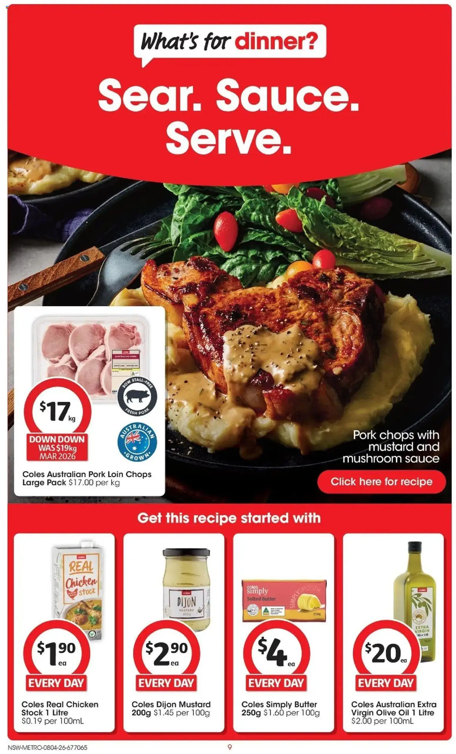Deals catalogue - valid from 07.04.2026 | Page: 9 | Products: Oil, Chicken, Pork, Olive oil