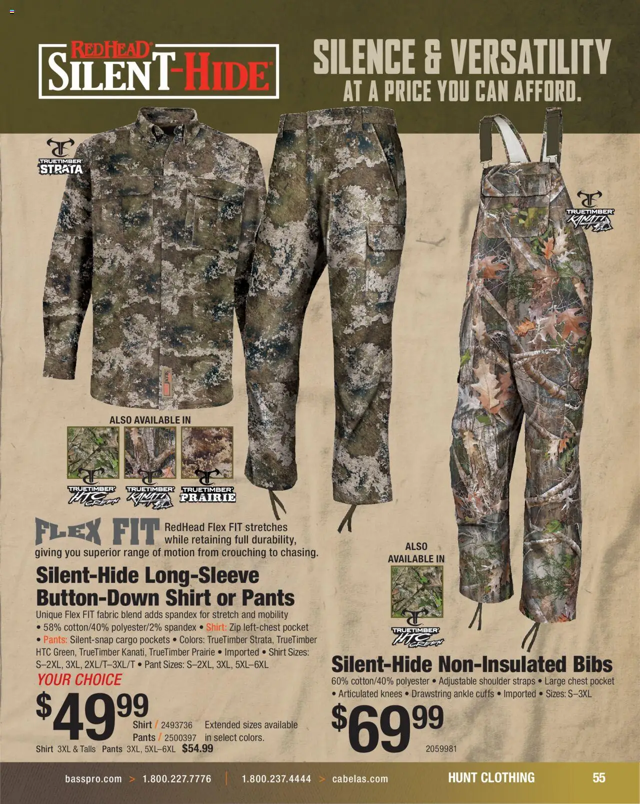 Cabela's Hunting Master 25 - valid from 11.08.2025 | Page: 55 | Products: Shirt, Pants