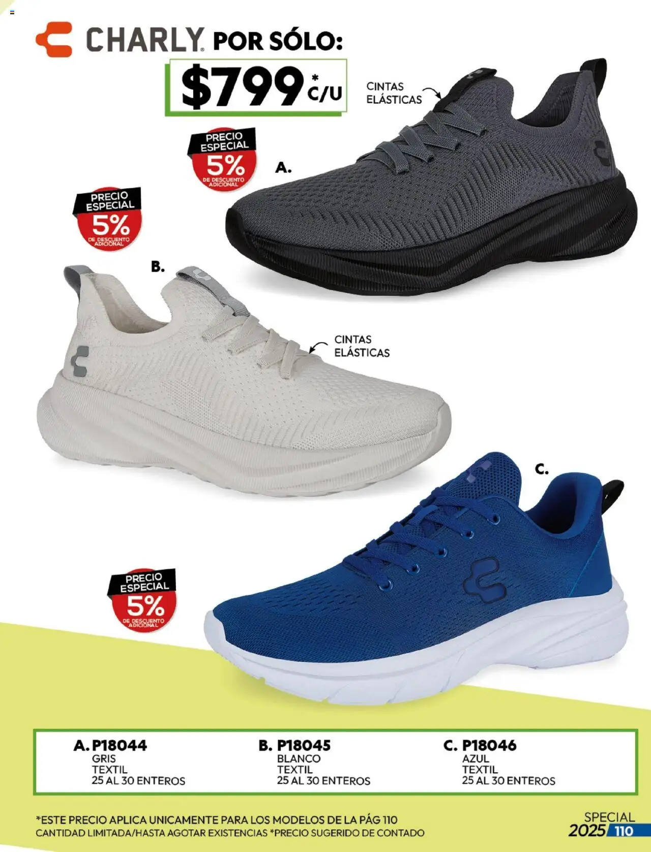 Nuevas ofertas de Cklass válidas en toda la República Mexicana desde el 25.08.2025. ¡Encuentra las mejores ofertas en Cklass - Catálogo Sportweek! | Página: 111
