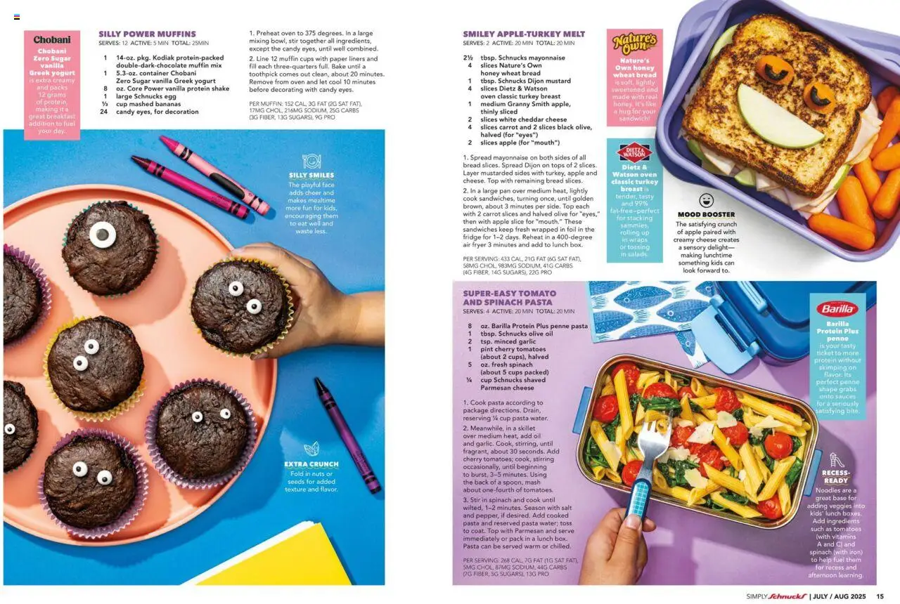 Schnucks Monthly Ad - valid from 01.07.2025 | Page: 9 | Products: Bread, Tomatoes, Noodles, Salt