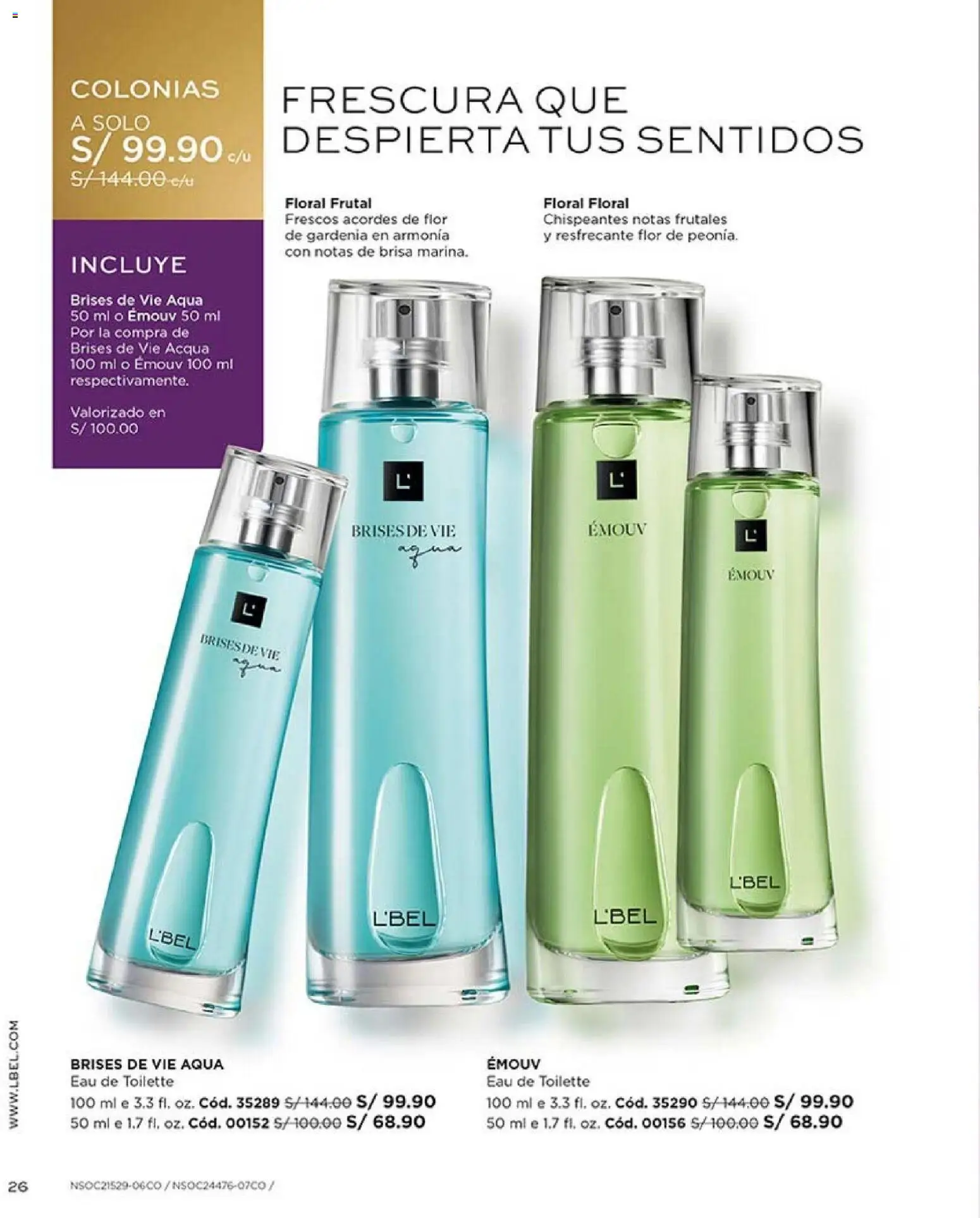 Catálogo L'Bel válido desde 17.01.2026 | Página: 26 | Productos: EAU de Toilette