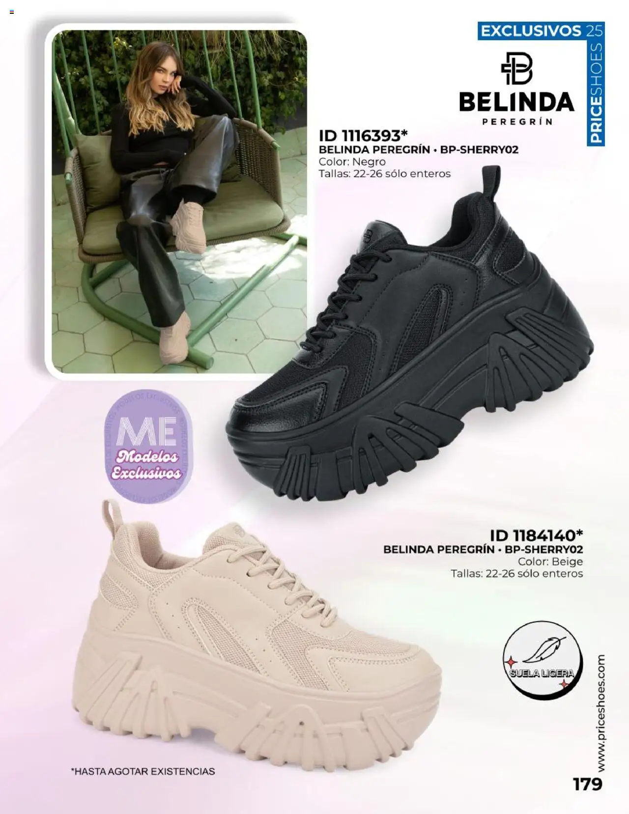 Nuevas ofertas de Price Shoes válidas en toda la República Mexicana desde el 19.10.2025. ¡Encuentra las mejores ofertas en Price Shoes catálogo Exclusivos 2025! | Página: 179