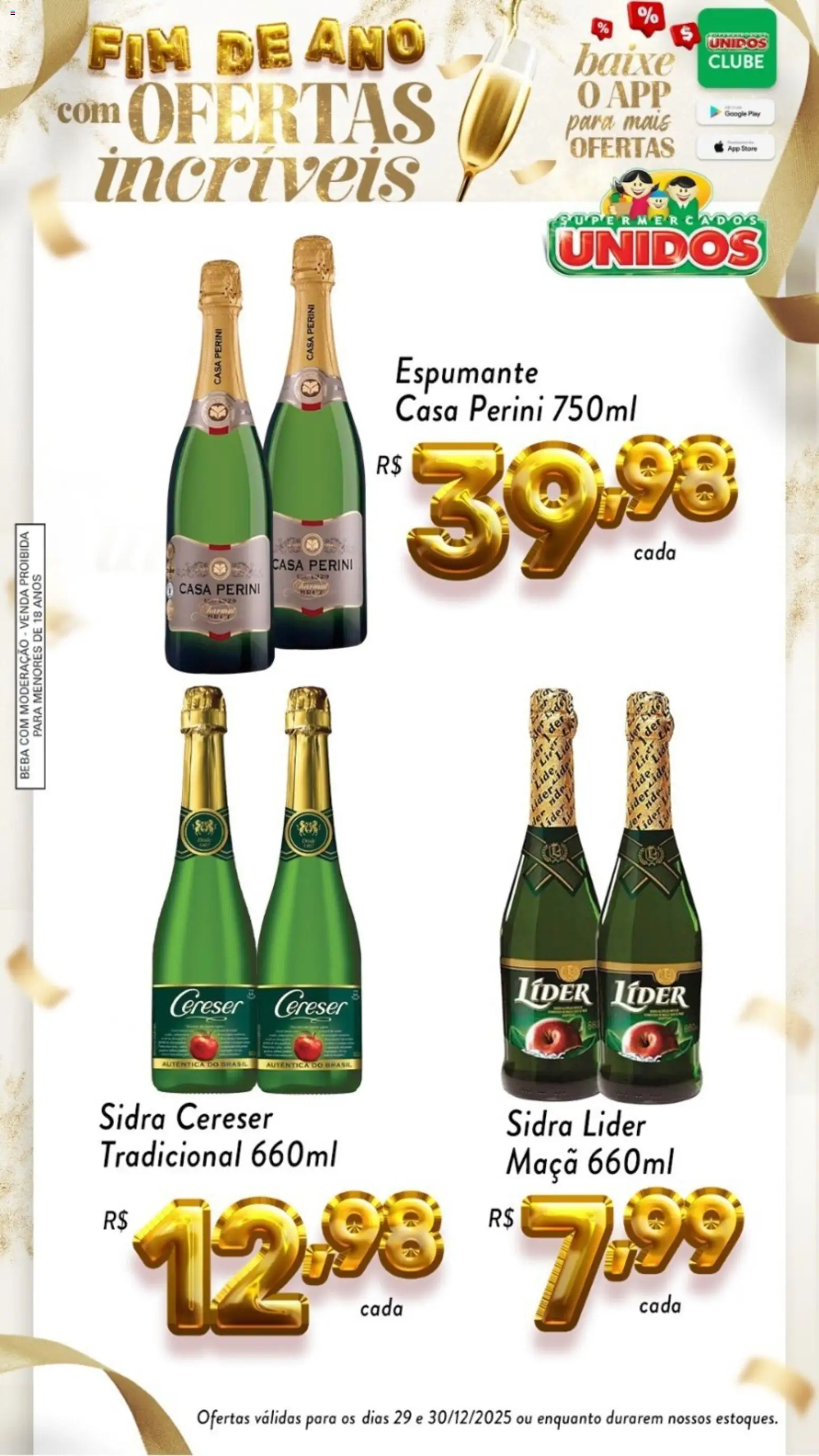 Supermercados Unidos Folheto - válido de 29.12.2025 | Página: 3 | Produtos: Espumante
