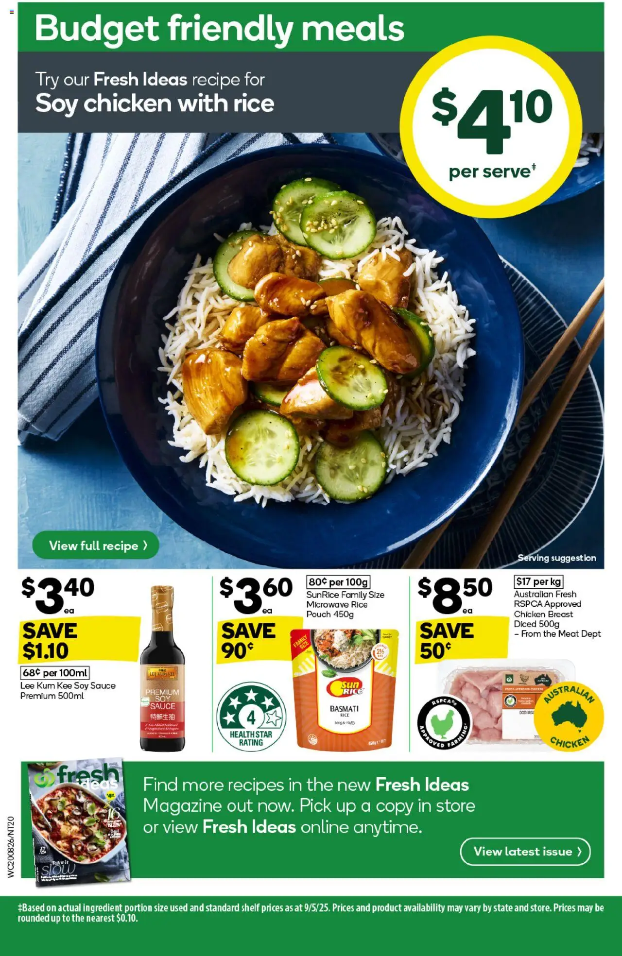 Woolworths catalogue - valid from 20.08.2025 | Page: 20 | Products: Shelf, Chicken, Rice, Sauce