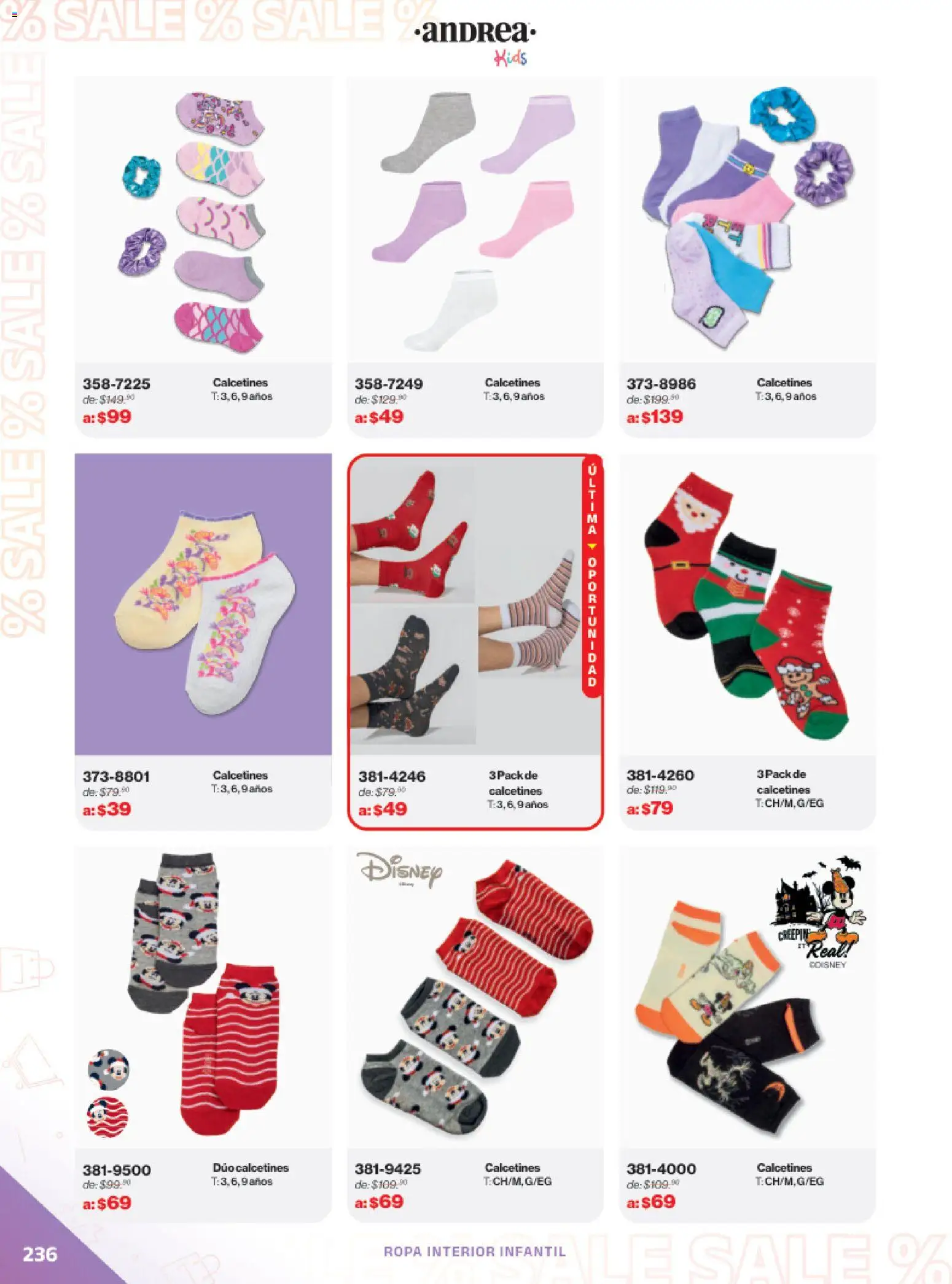 Nuevas ofertas de Andrea válidas en toda la República Mexicana desde el 21.12.2025. ¡Encuentra las mejores ofertas en Andrea catálogo Outlet! | Página: 236 | Productos: Ropa, Ropa interior