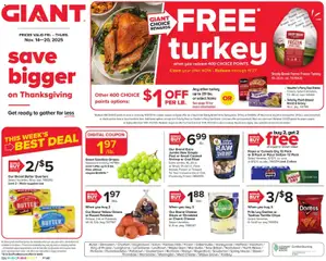 Preview of Giant weekly ads valid from 14.11.2025