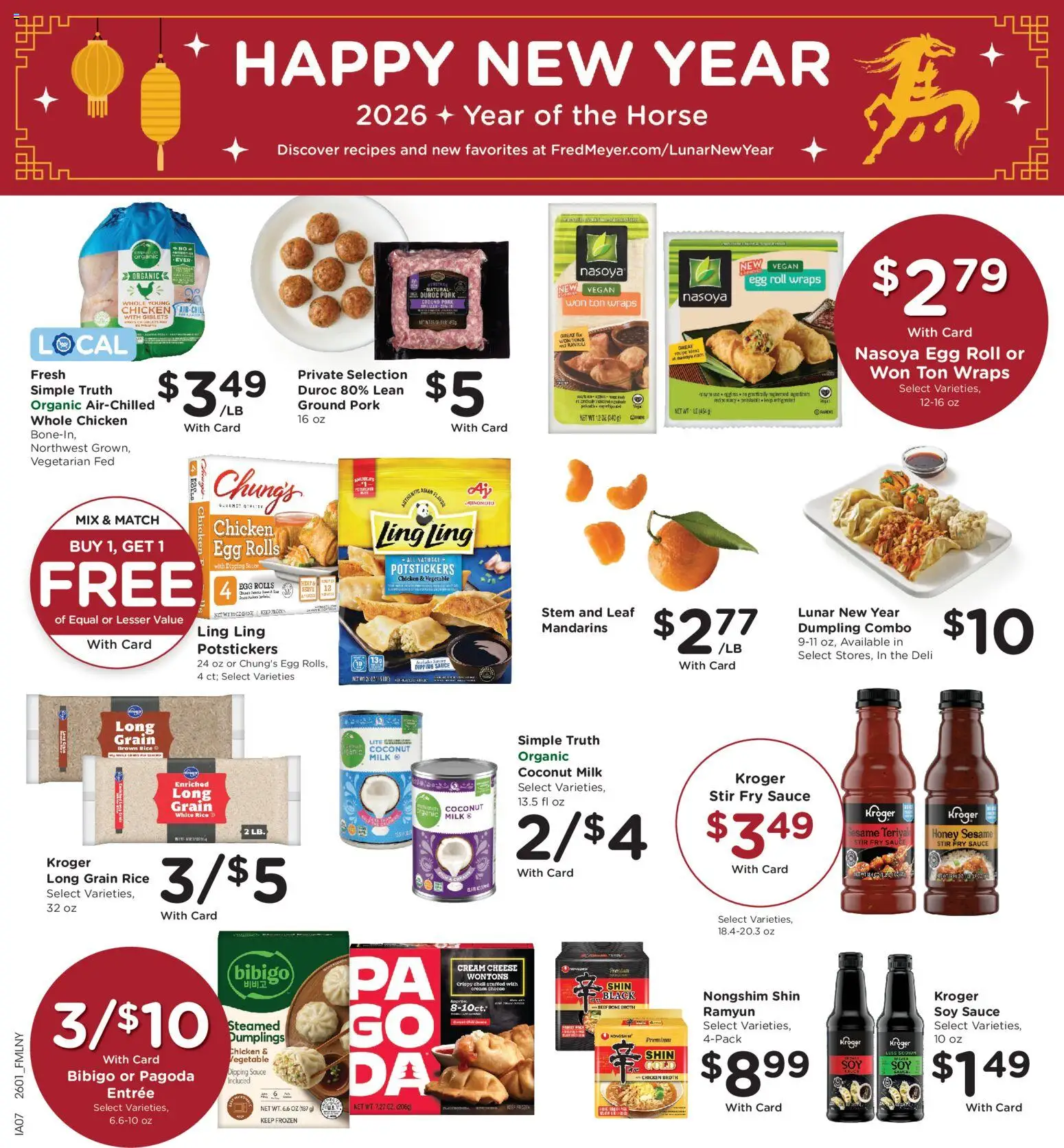 Fred Meyer Weekly Ad - valid from 04.02.2026 | Page: 13 | Products: Milk, Rice, Cream, Sauce