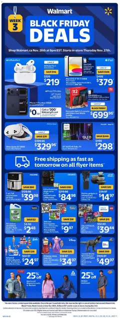 Preview of Walmart weekly flyer from shop Walmart valid from 27.11.2025 | Page: 14