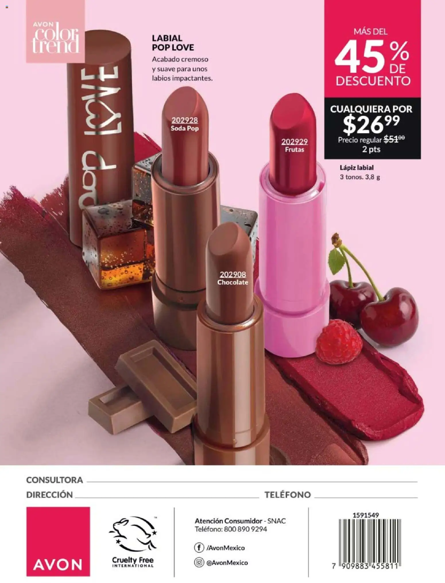 Nuevas ofertas de AVON válidas en toda la República Mexicana desde el 13.03.2026. ¡Encuentra las mejores ofertas en AVON campaña 5 2026! | Página: 208