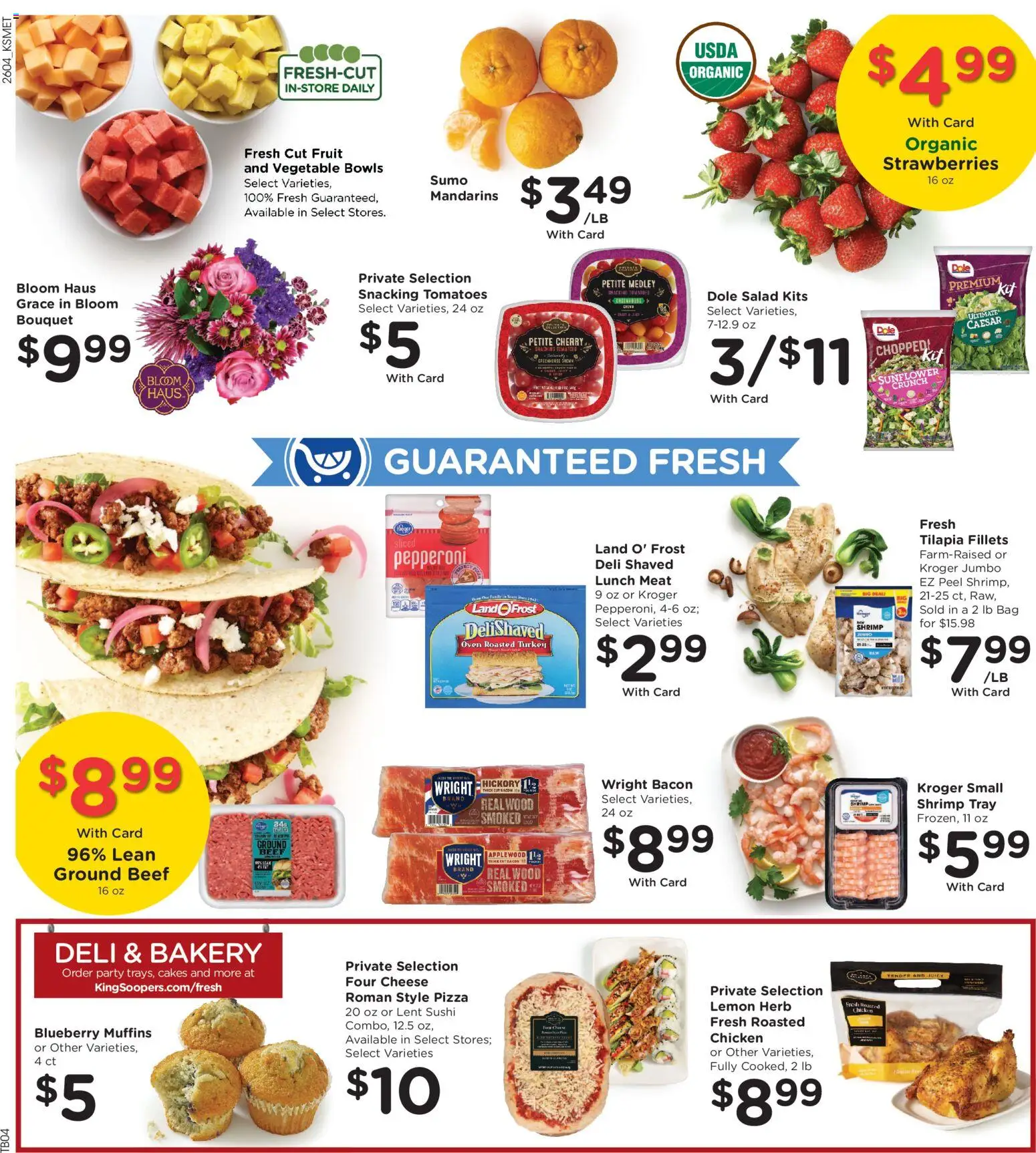 King Soopers Weekly Ad - valid from 25.02.2026 | Page: 11 | Products: Pizza, Tomatoes, Strawberries, Bag