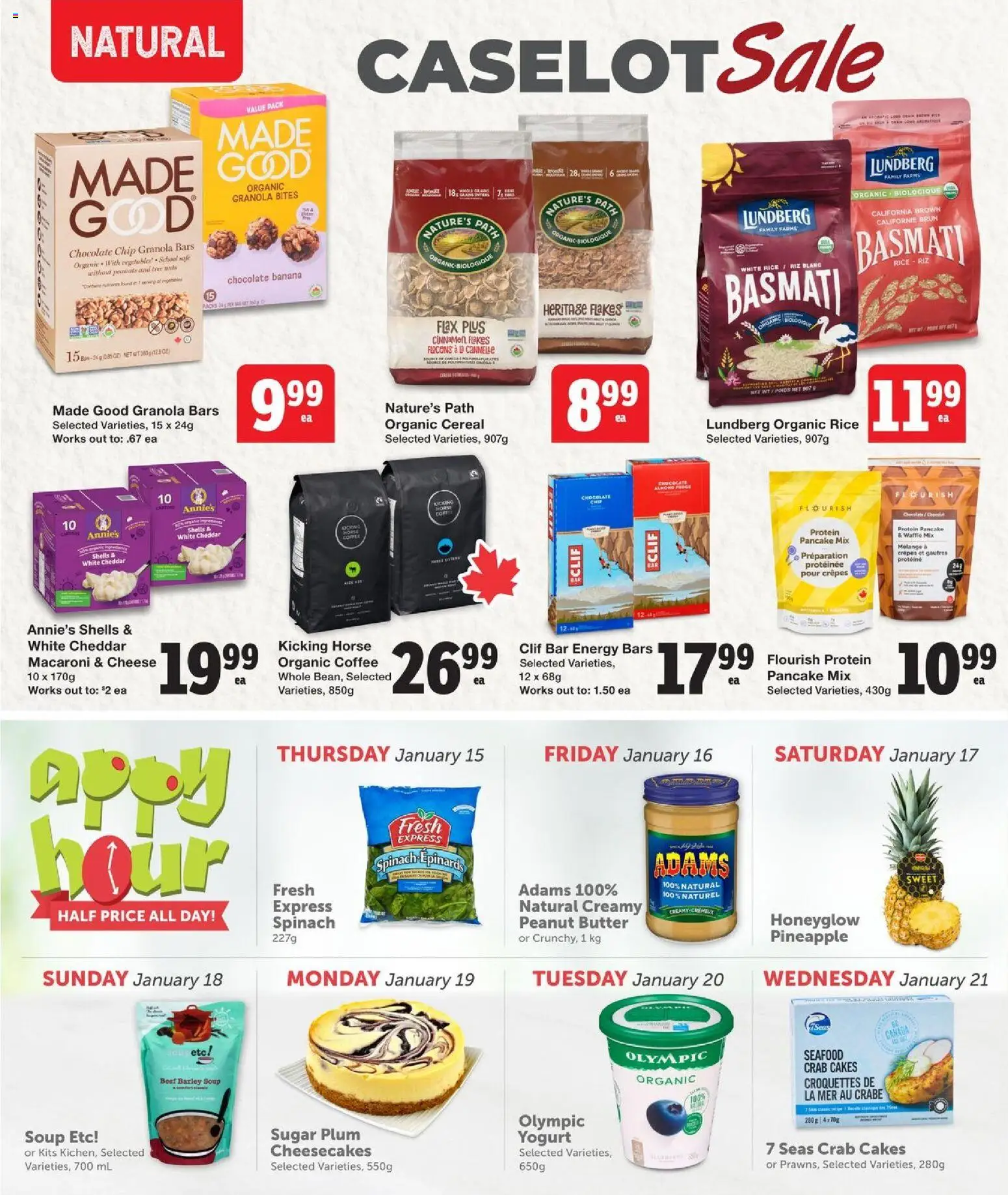 Quality Foods flyer valid from 15.01.2026 | Page: 15 | Products: Pineapple, Flakes, Butter, Coffee