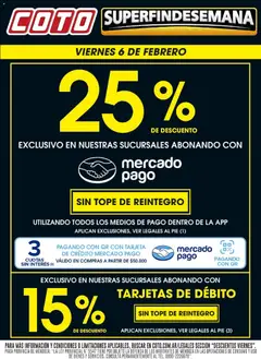 Vista previa Coto - Descuento válido desde el 06.02.2026
