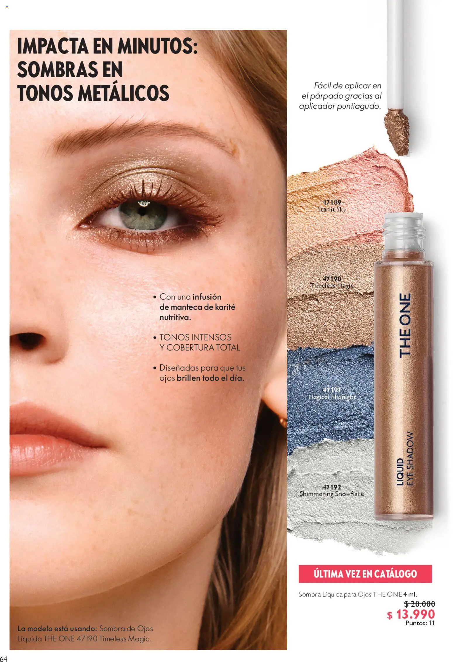 Oriflame ofertas  │ válido desde el 28.03.2026 | Página: 64 | Productos: Sombra, Manteca