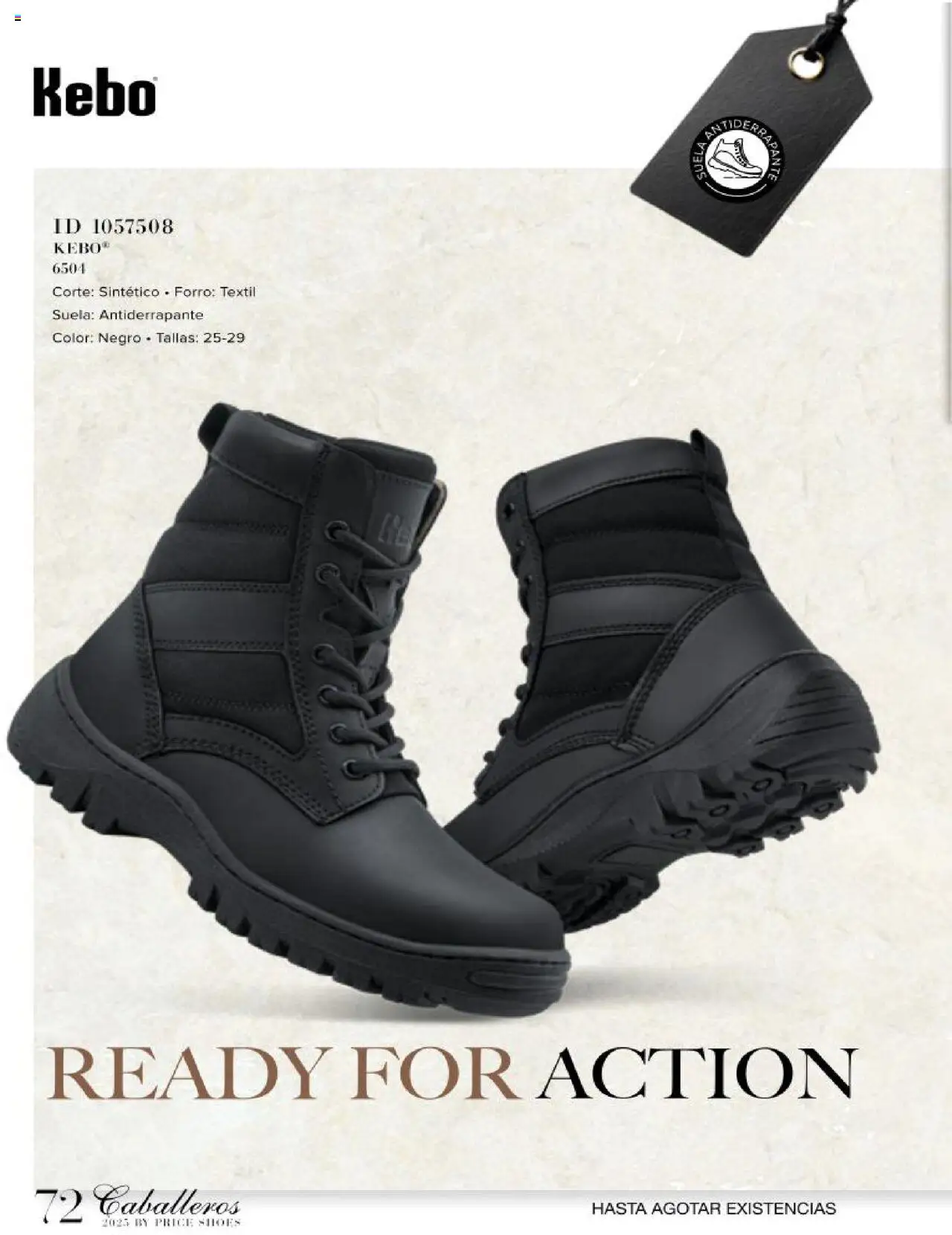 Nuevas ofertas de Price Shoes válidas en toda la República Mexicana desde el 26.06.2025. ¡Encuentra las mejores ofertas en Price Shoes catálogo Mini Caballeros! | Página: 68