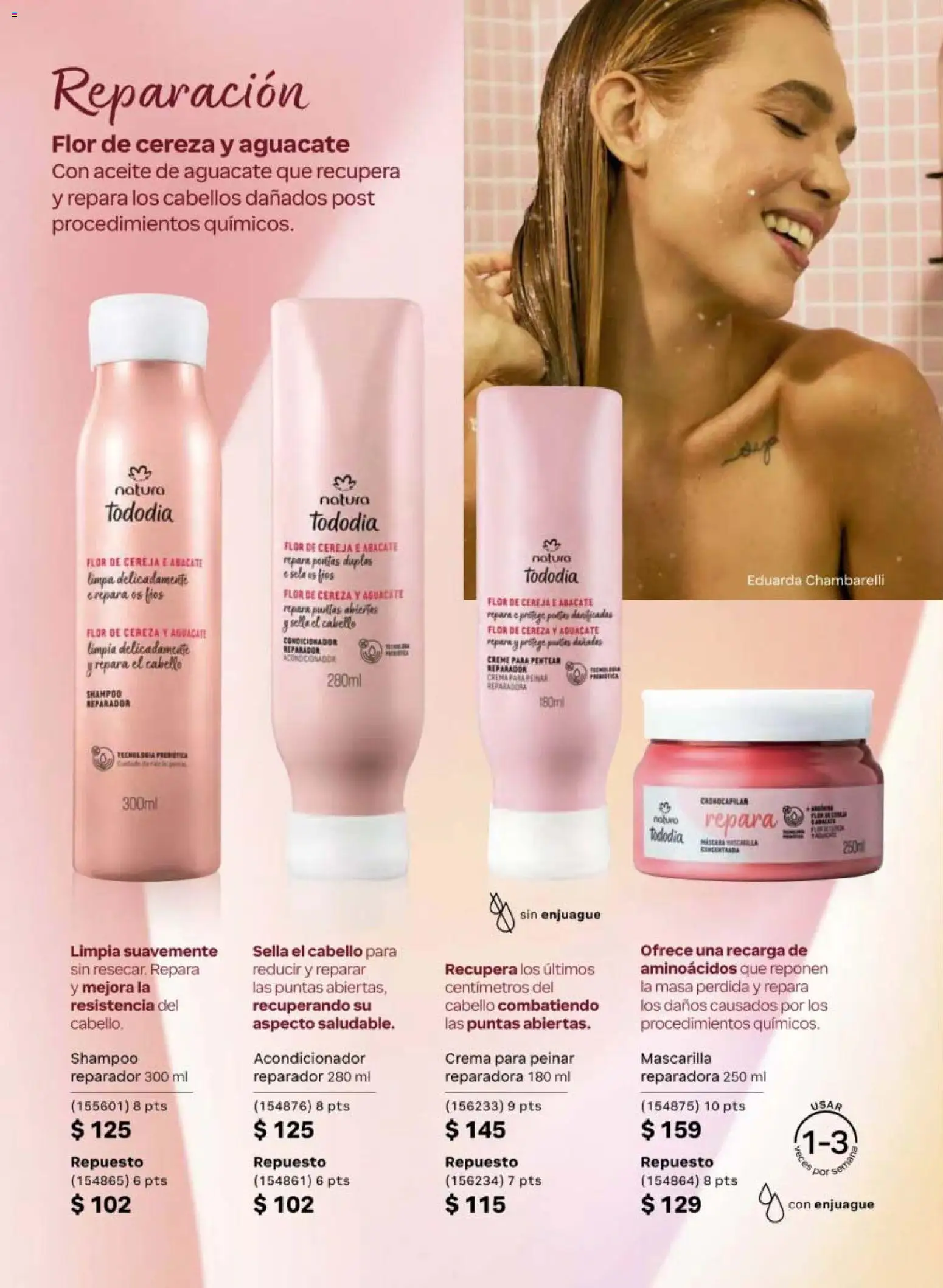 Nuevas ofertas de Natura válidas en toda la República Mexicana desde el 20.02.2026. ¡Encuentra las mejores ofertas en Natura campaña 4 2026! | Página: 134 | Productos: Aceite, Aguacate, Mascarilla, Acondicionador