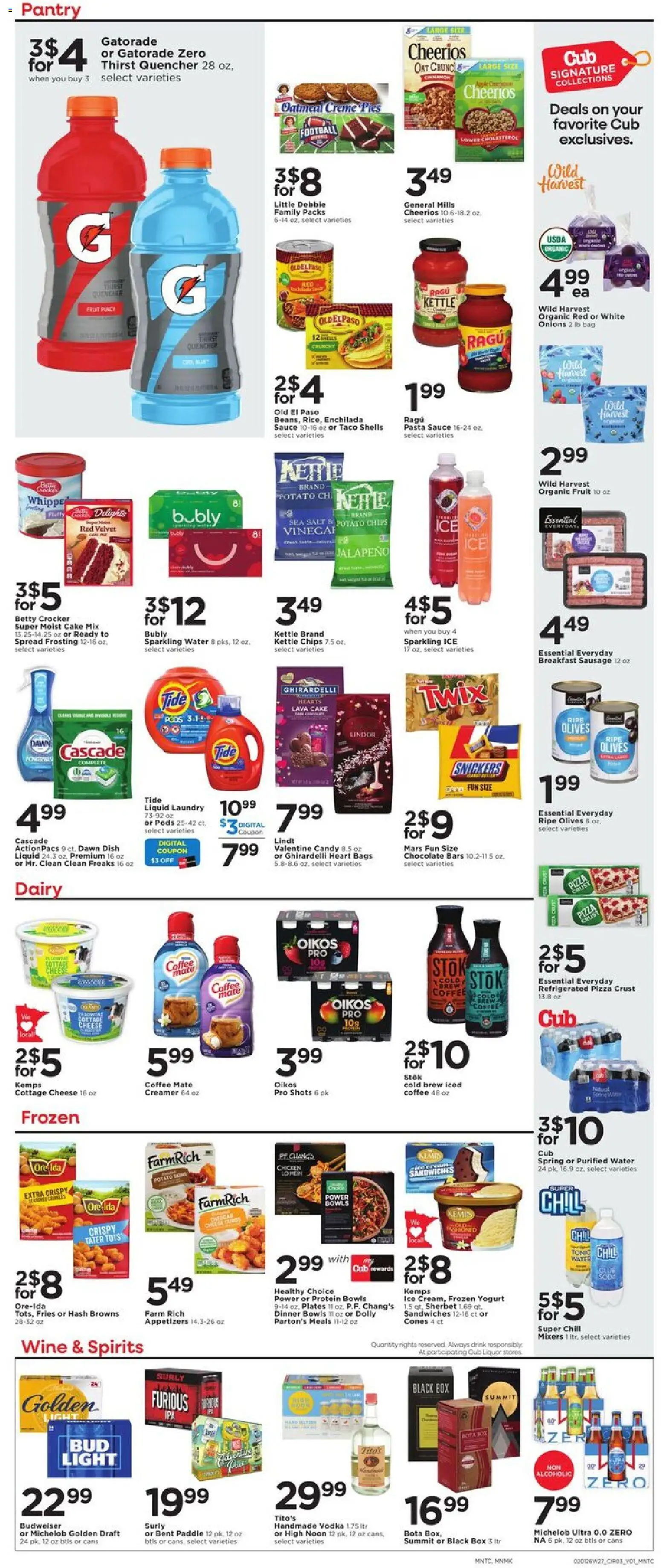 Cub Foods - Weekly Savings - MN - valid from 01.02.2026 | Page: 7 | Products: Box, Coffee, Sauce, Kettle