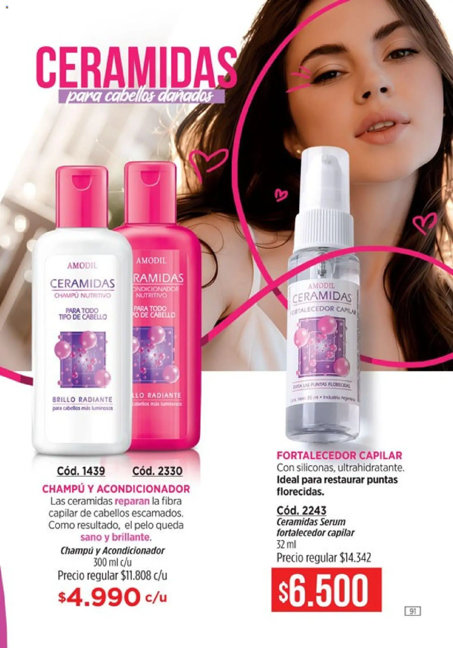 Catálogo Amodil Campaña 4 │ válido desde el 01.03.2026 | Página: 91 | Productos: Serum, Champú, Acondicionador, Radiante