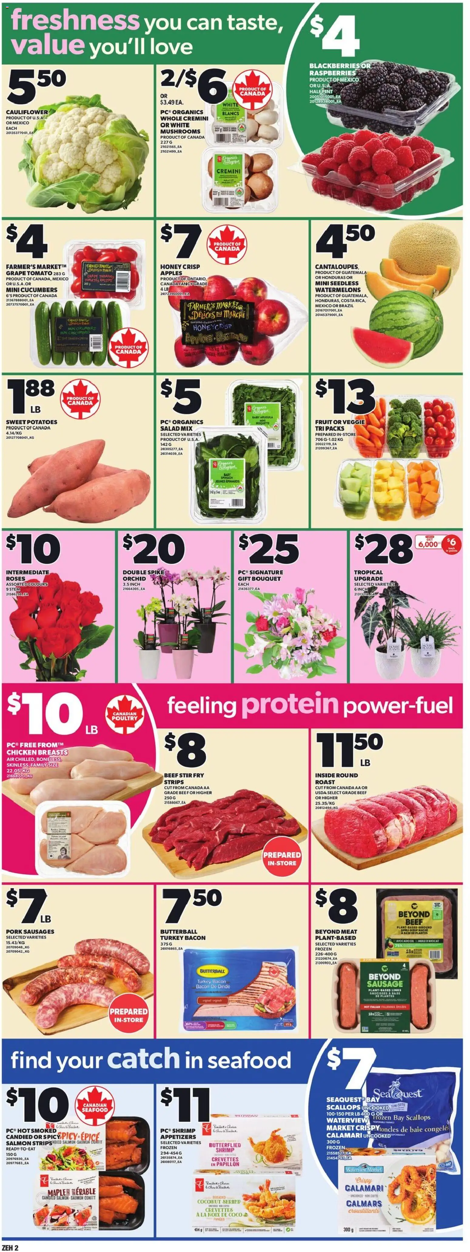 Zehrs flyer valid from 08.01.2026 | Page: 5 | Products: Beef, Turkey, Pork, Apples