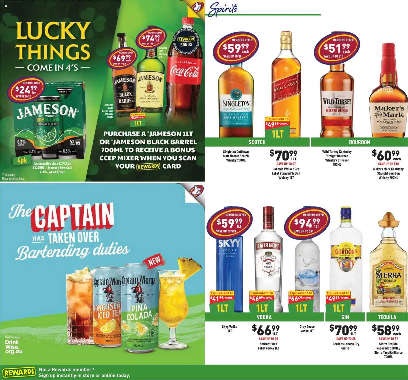 Liquor Legends catalogue - valid from 25.02.2026 | Page: 4 | Products: Tea, Whiskey, Turkey, Tools
