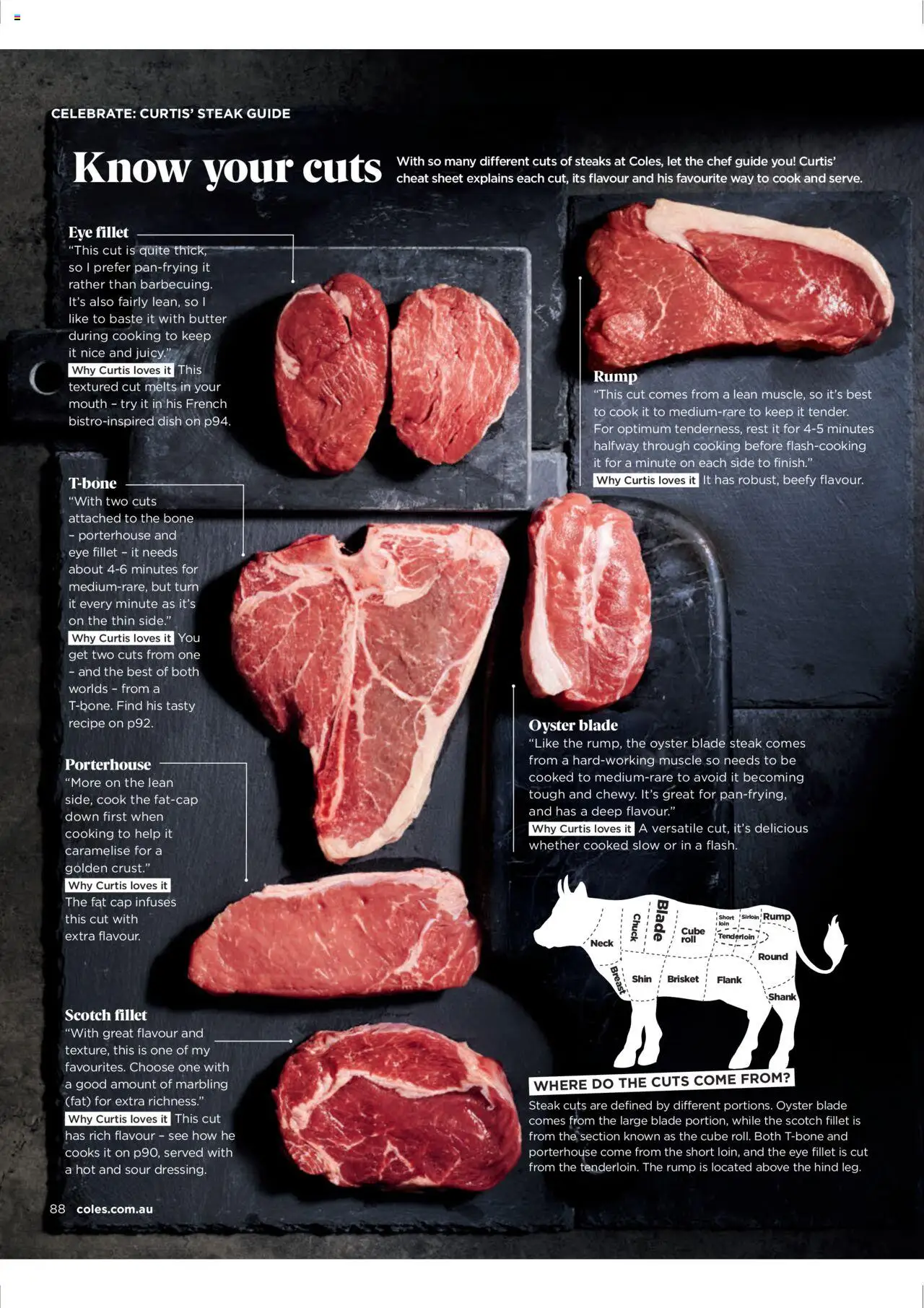 Coles catalogue - valid from 07.08.2025 | Page: 88 | Products: Butter, Steak, Scotch, Cap