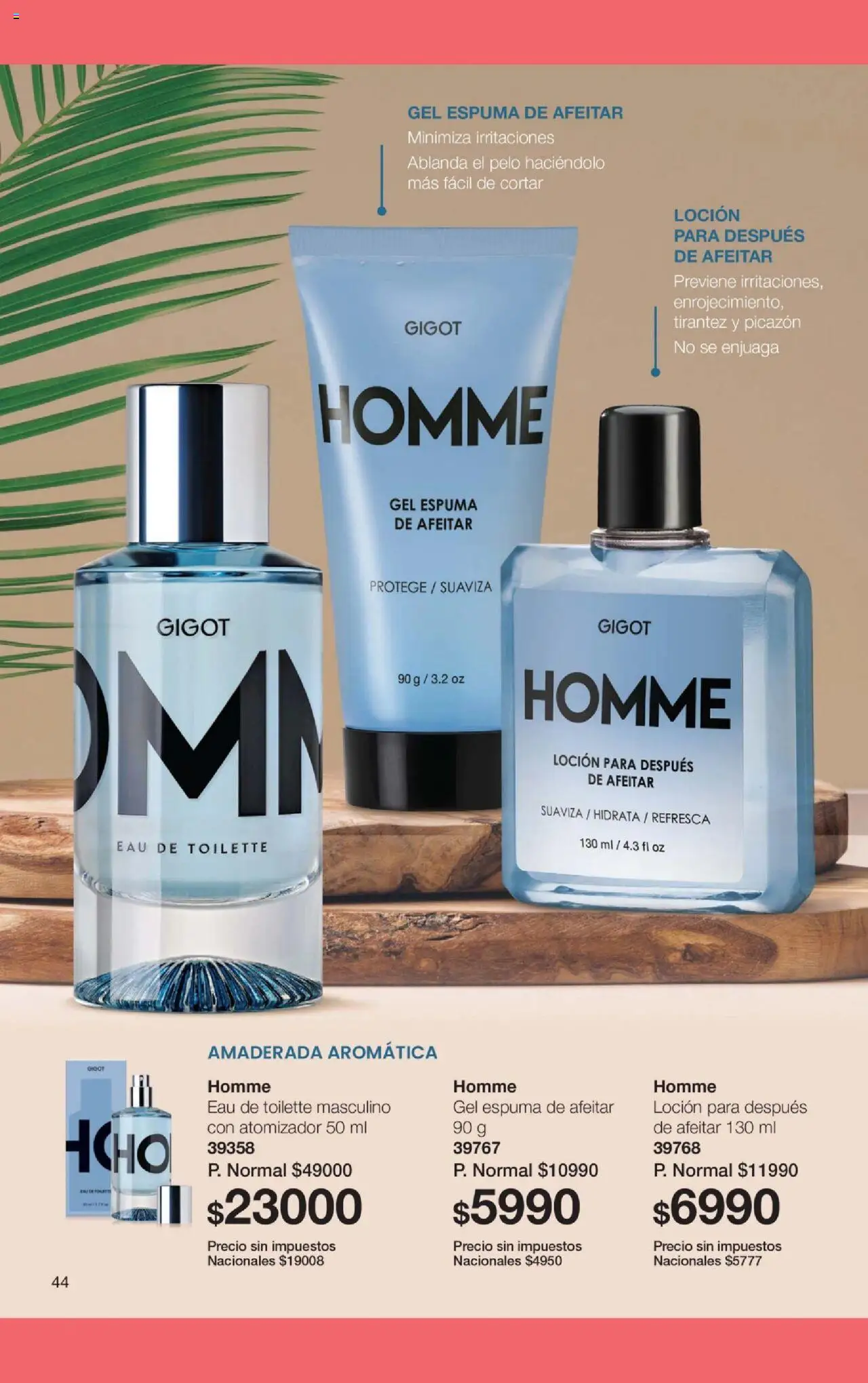 Gigot catálogo │ válido desde el 01.10.2025 | Página: 62 | Productos: Eau de toilette, Loción para después de afeitar, Loción, Espuma