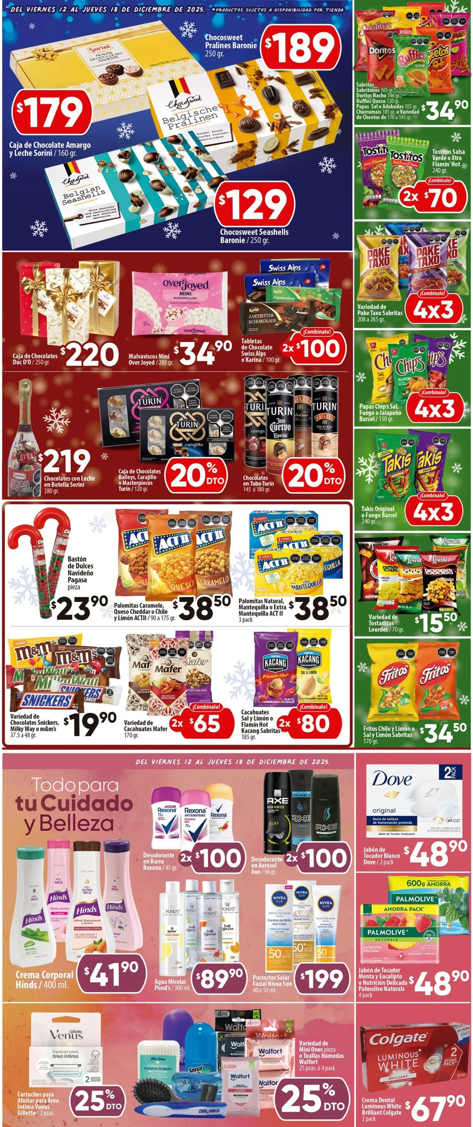 Nuevas ofertas de Calimax válidas en toda la República Mexicana desde el 12.12.2025. ¡Encuentra las mejores ofertas en Calimax folleto! | Página: 4 | Productos: Brillo, Chocolate, Dulces, Protector solar