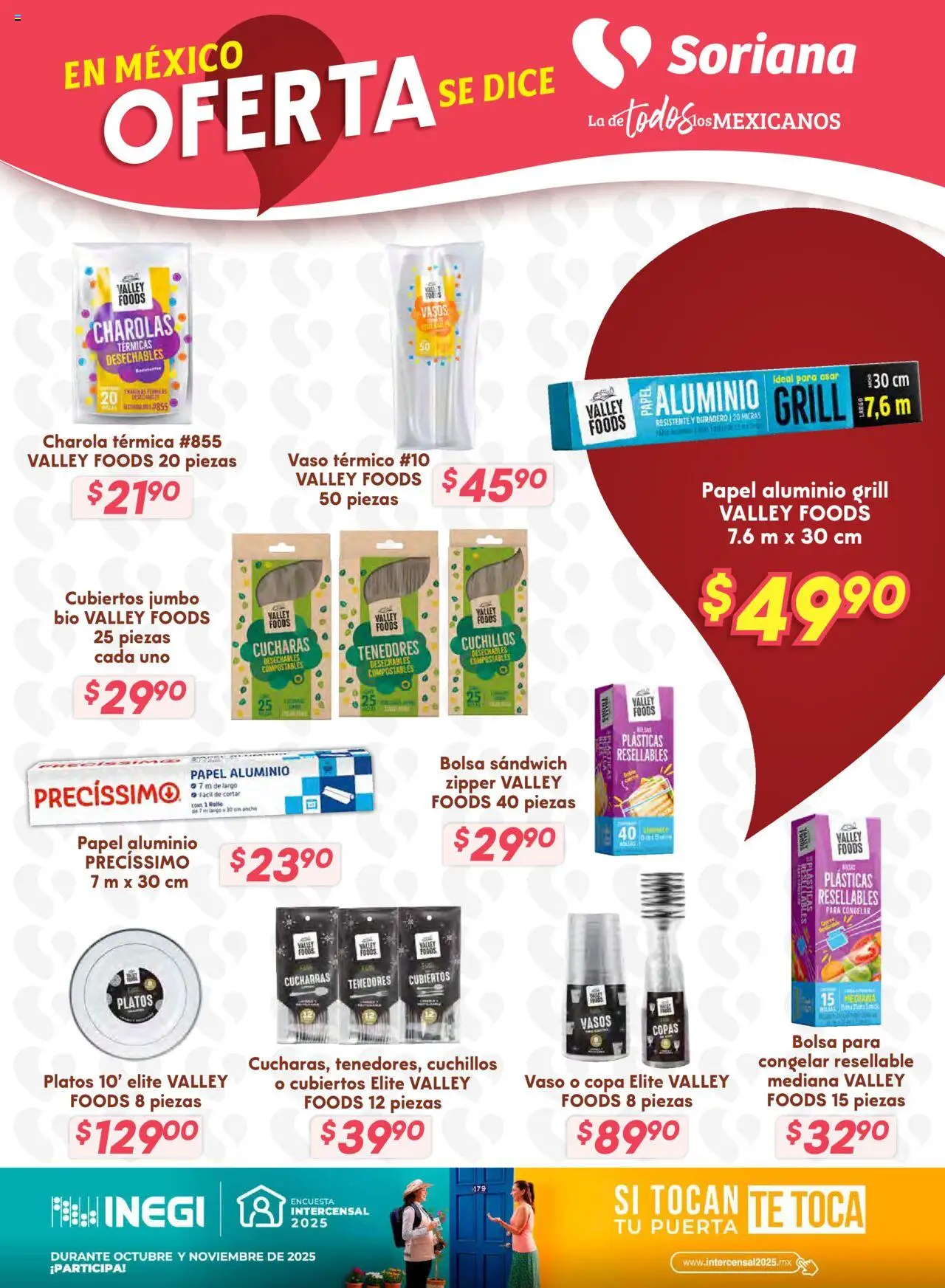Nuevas ofertas de Soriana válidas en toda la República Mexicana desde el 25.09.2025. ¡Encuentra las mejores ofertas en Soriana - Preciazazaso Súper: Valle de México! | Página: 24 | Productos: Bolsa, Té, Vasos