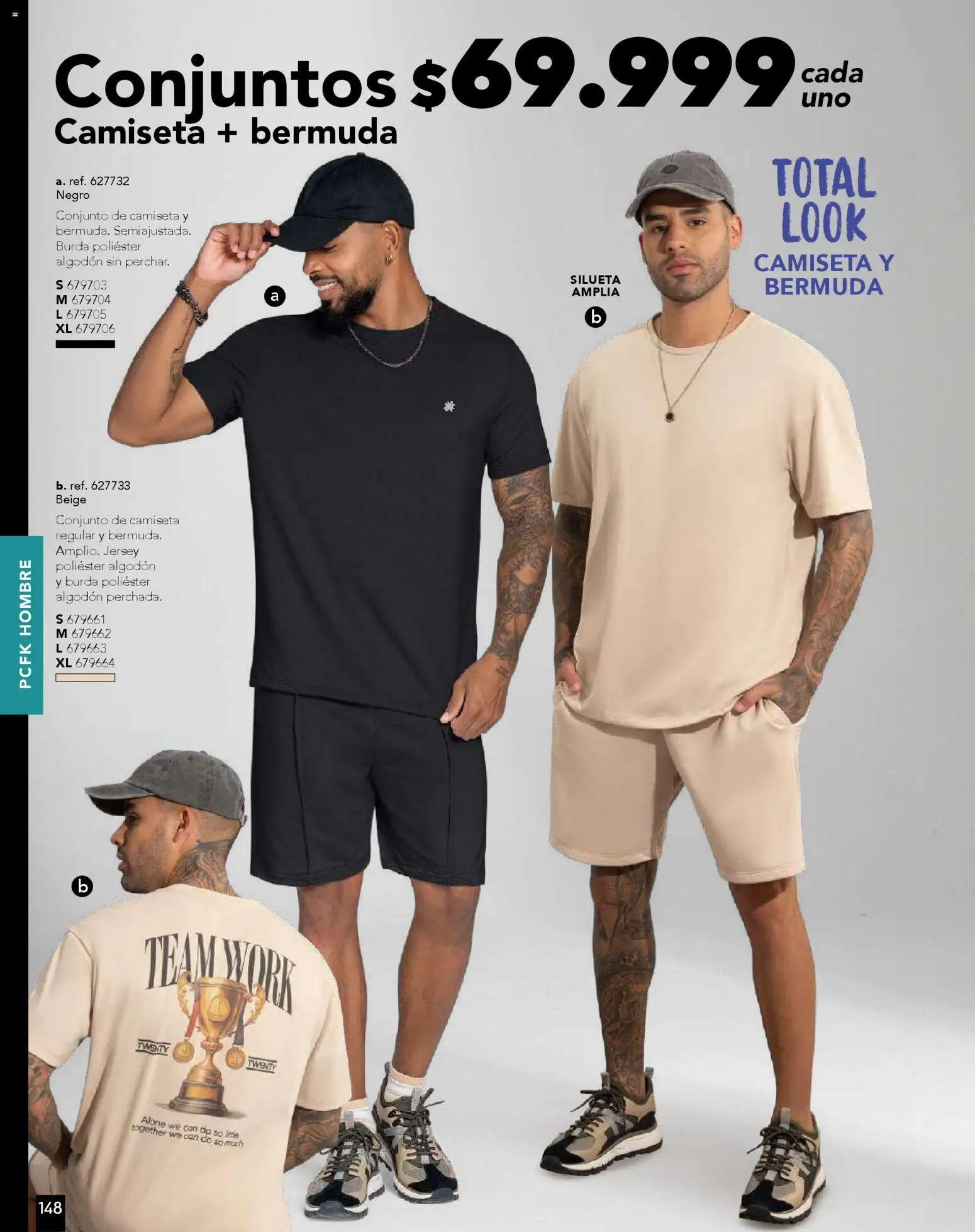 Pacifika revista - valida desde el 01.11.2025 | Página: 148 | Productos: Algodón, Bermuda, Camiseta, Conjunto