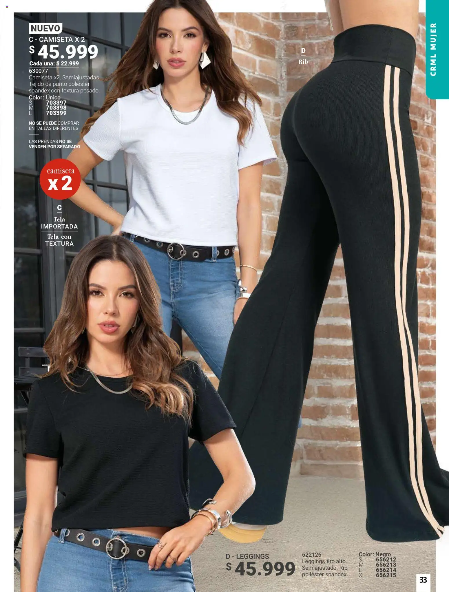 Carmel revista - valida desde el 01.04.2026 | Página: 33 | Productos: Camiseta