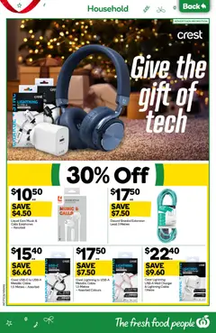 Preview of Weekly catalogue Woolworths 17/12 - valid from 17.12.2025 | Page: 46 | Products: Charger, Household, Phone, Cable