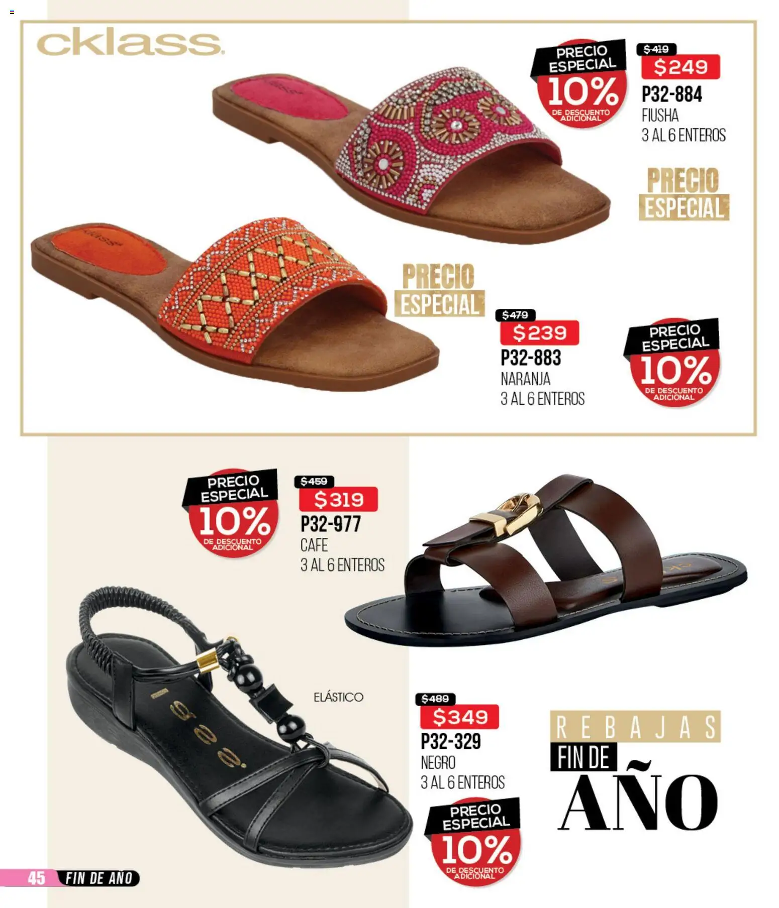 Nuevas ofertas de Cklass válidas en toda la República Mexicana desde el 15.12.2025. ¡Encuentra las mejores ofertas en Cklass catálogo Rebajas fin de año calzado! | Página: 46 | Productos: Café