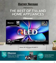 Harvey Norman  Hisense's Best of TVs and Home Appliances preview  - valid from 01.10.2025