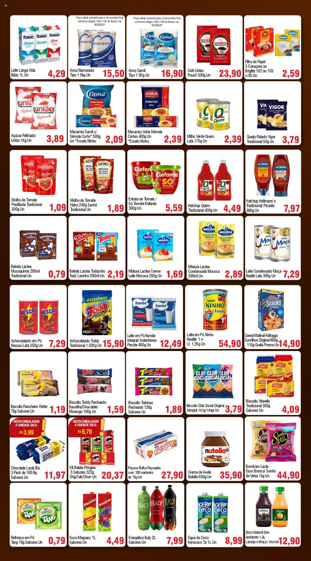 Spani Atacadista Folheto - válido de 19.09.2025 | Página: 3 | Produtos: Água de coco, Molho de tomate, Parmesão, Macarrão