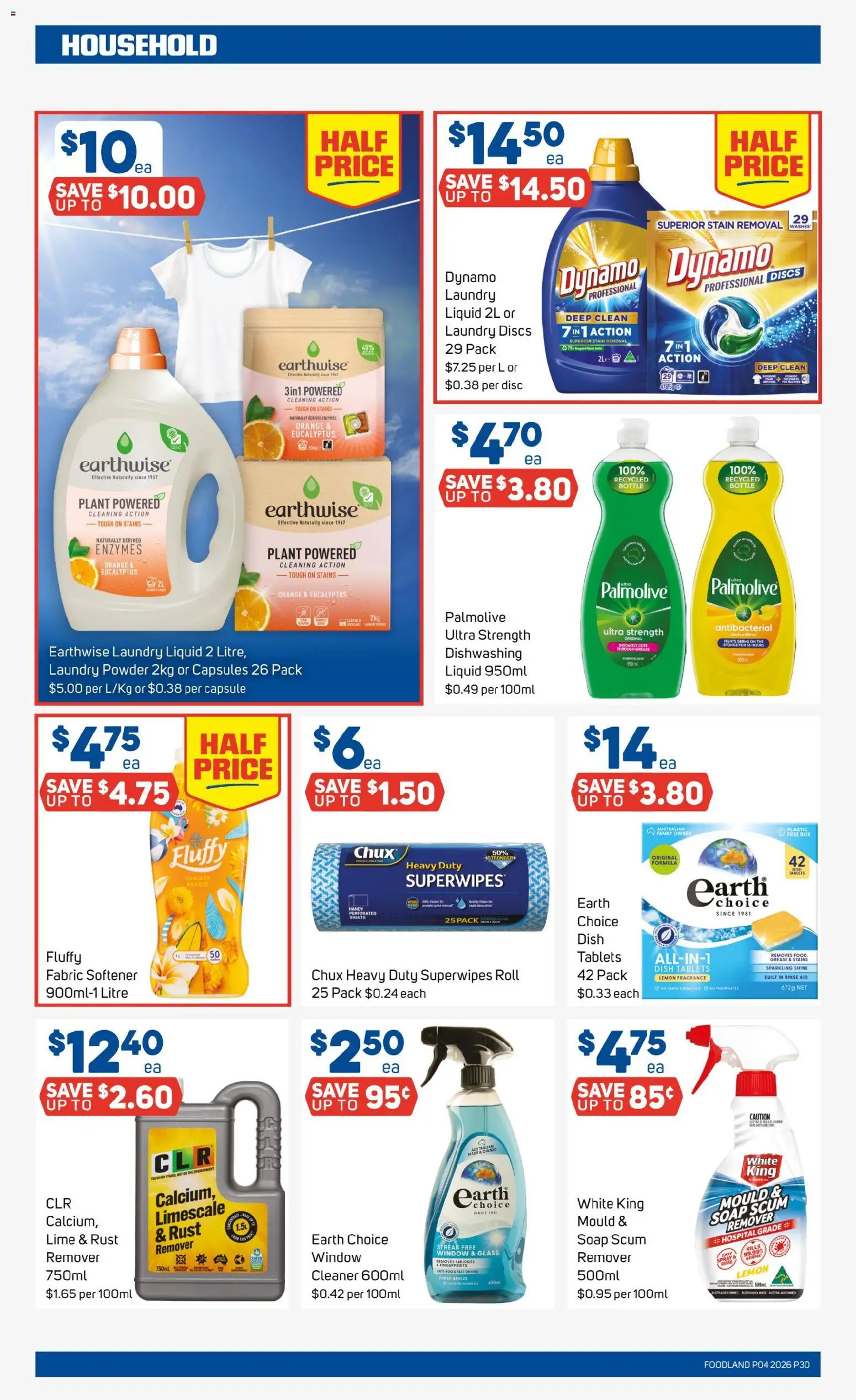 Foodland catalogue - valid from 21.01.2026 | Page: 30 | Products: Box, Household, Sponge, Laundry