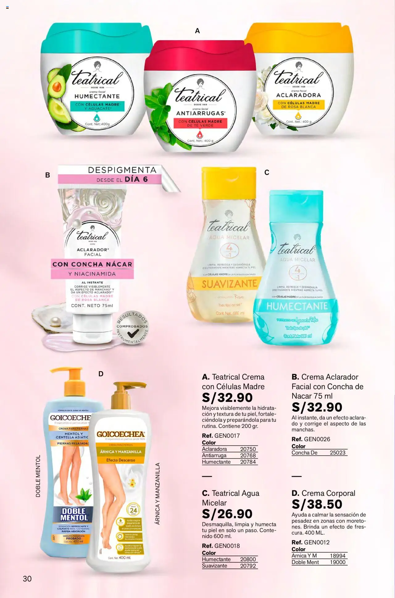 Catálogo Leonisa válido desde 22.08.2025 | Página: 30 | Productos: Té, Crema