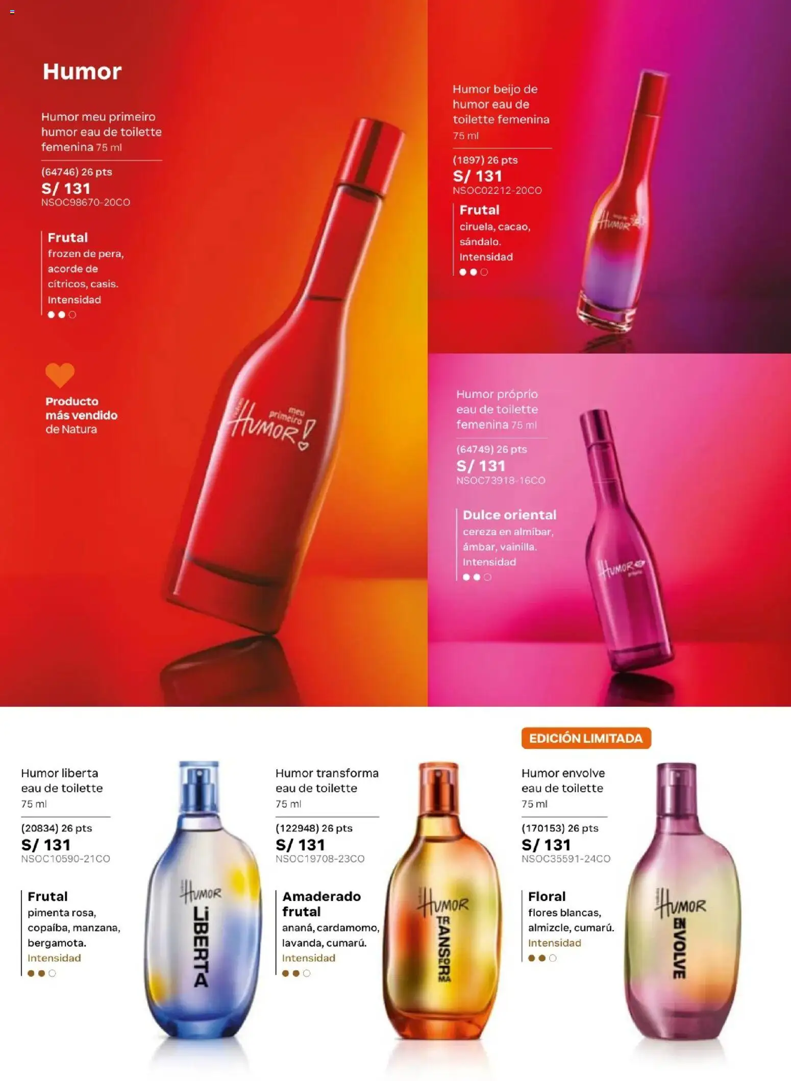 Catálogo Natura válido desde 31.03.2026 | Página: 45 | Productos: EAU de Toilette