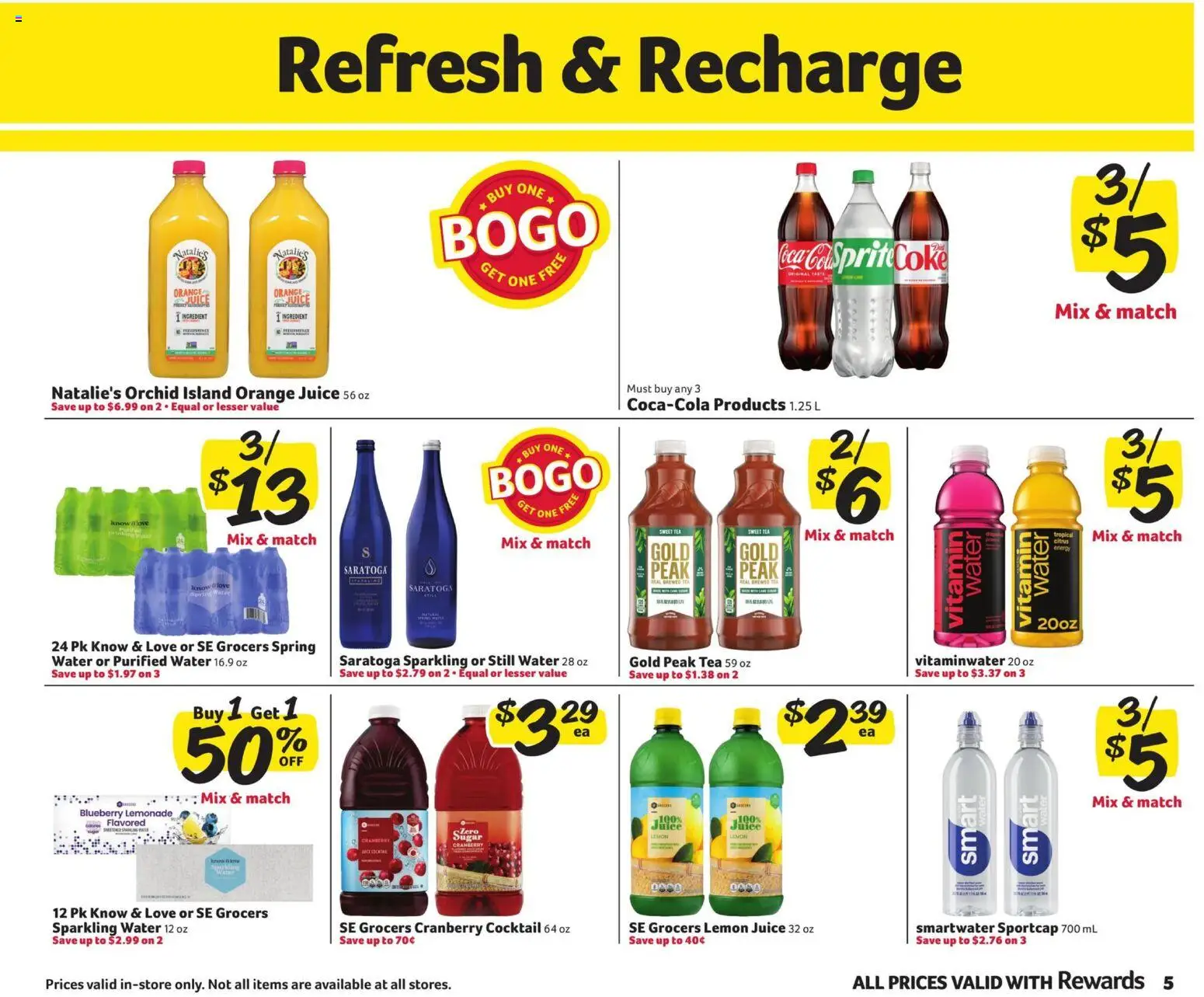 Winn Dixie In-Store Flyer - valid from 17.12.2025 | Page: 5 | Products: Vitamin, Tea, Sugar, Lemon