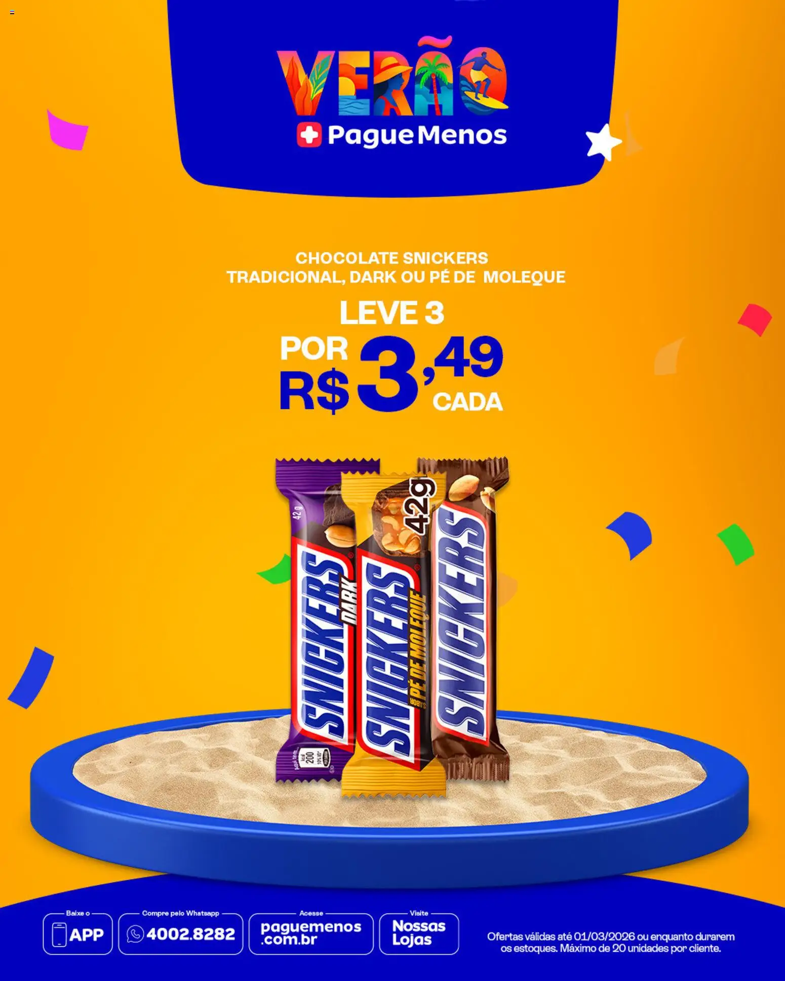 Pague Menos Folheto - válido de 23.02.2026 | Página: 5 | Produtos: Chocolate